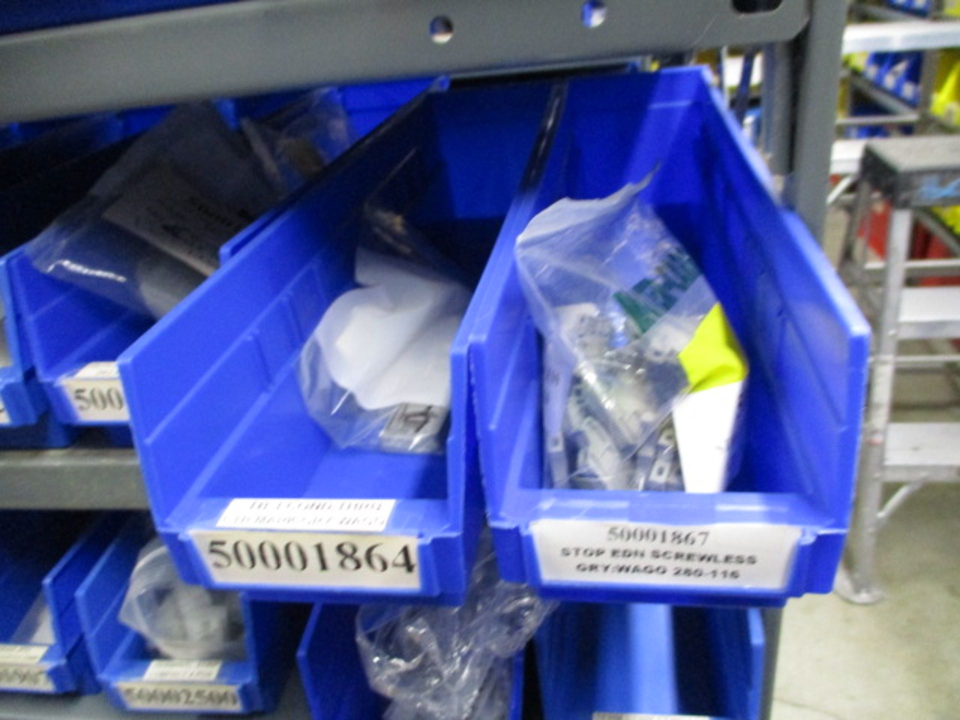 LOT: OVER 10,000 pcs Assorted Hardware Components, Spare Parts, 27 Bays of Light Duty Storage Packin - Image 8 of 13