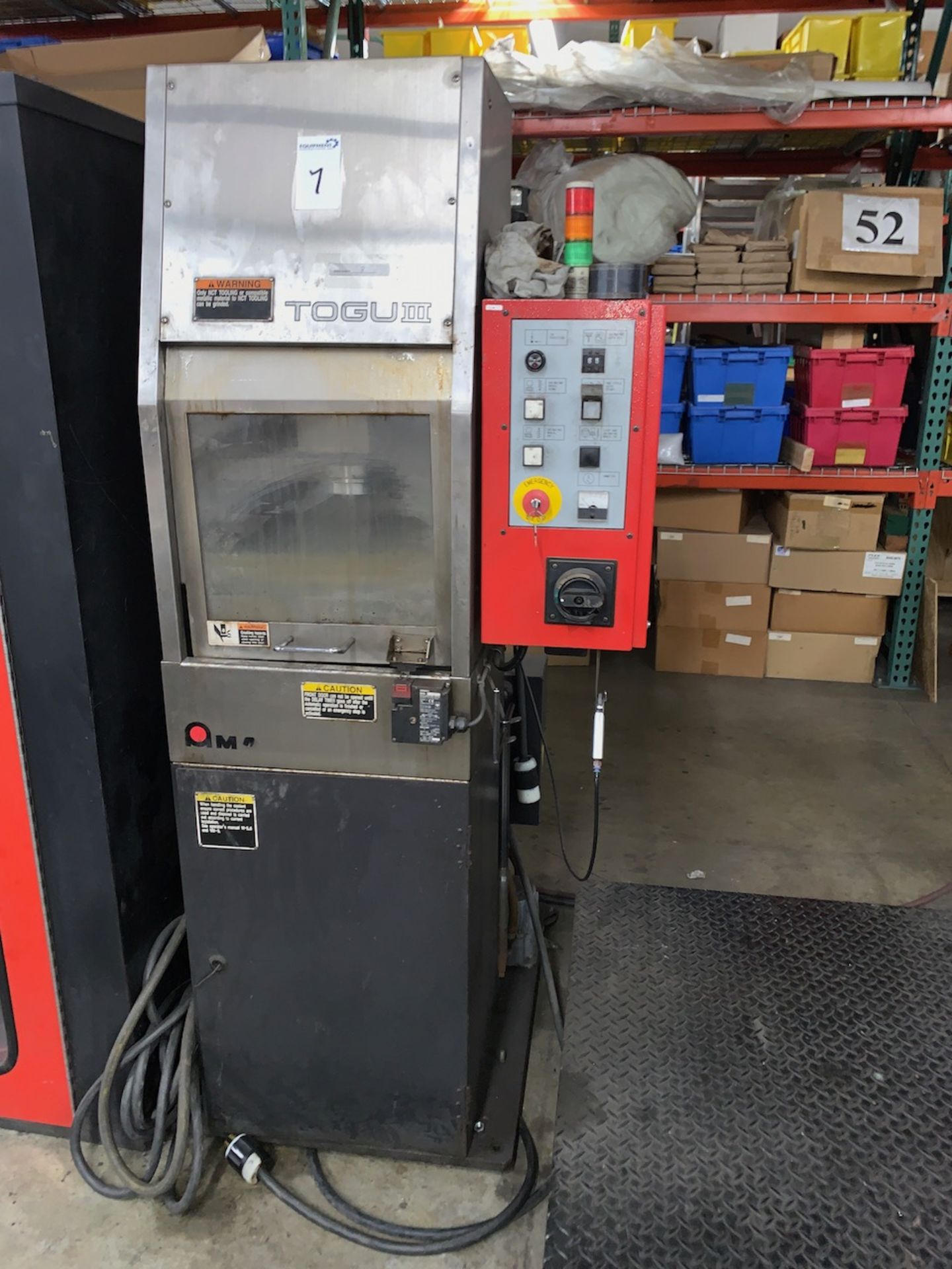 (1999) Amada Togu III US Tool Grinder DOM 12/1999, SN/ 30230109