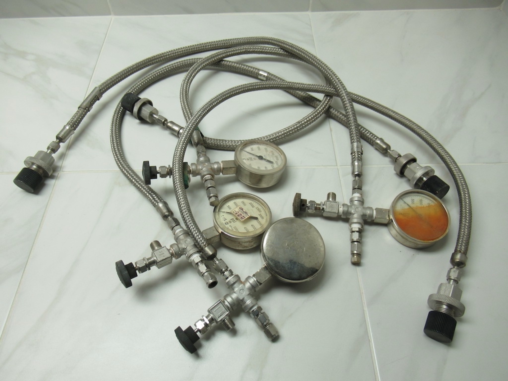 Lot to Include: (44) Air filters, Pneumatic Storage, Hoses, Piston Assembly - Bild 5 aus 50