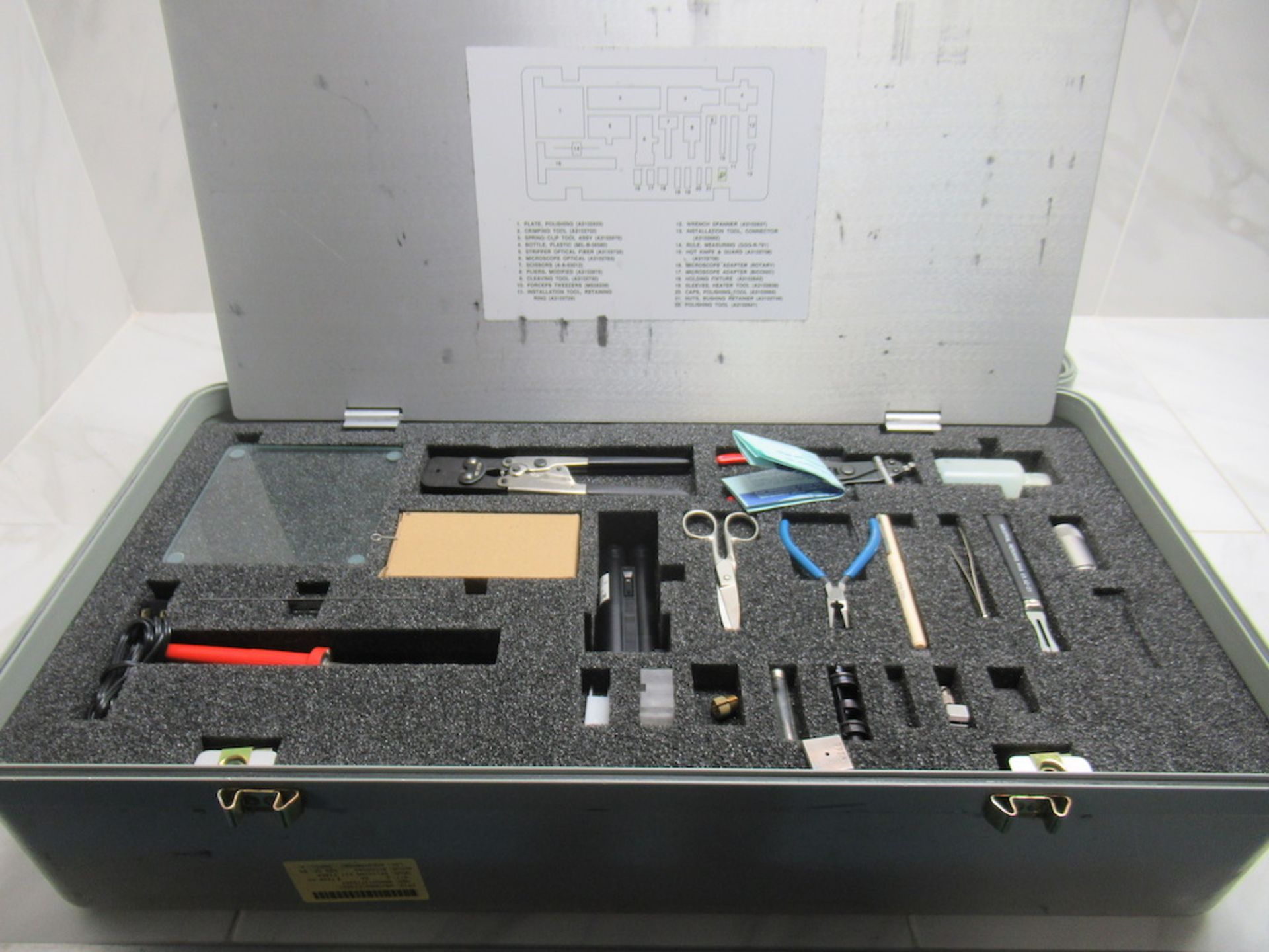 Lot to Include: (4) Anemometer, Servo Cartridge, Fiber Spliceing Kit, Pressure Suit Tester - Image 5 of 30
