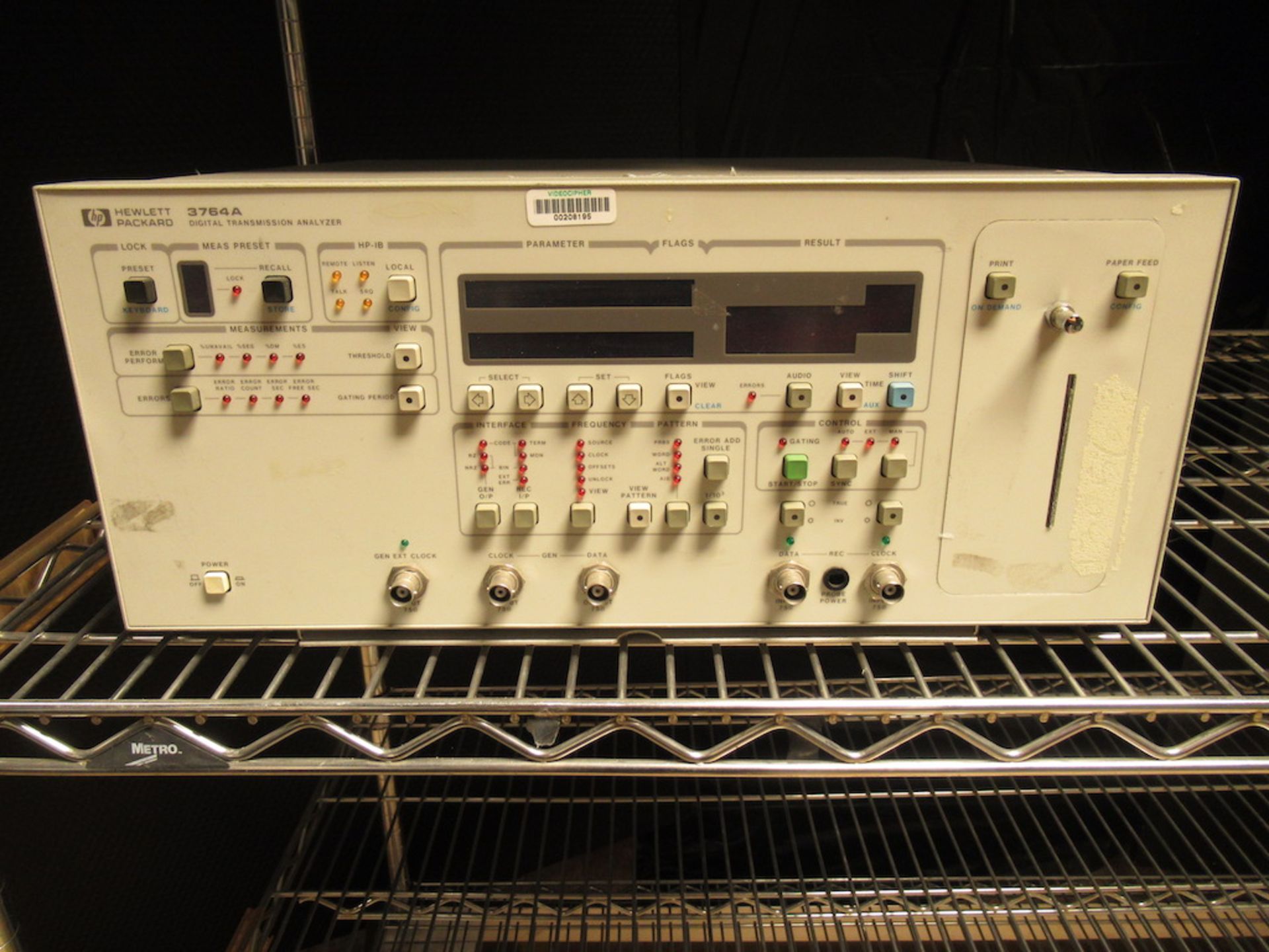 Lot to Include Entire Rack: (1) Scientifc Atlanta 2180 Signal Source, (1) HP 8711A K04 Switching - Bild 5 aus 5