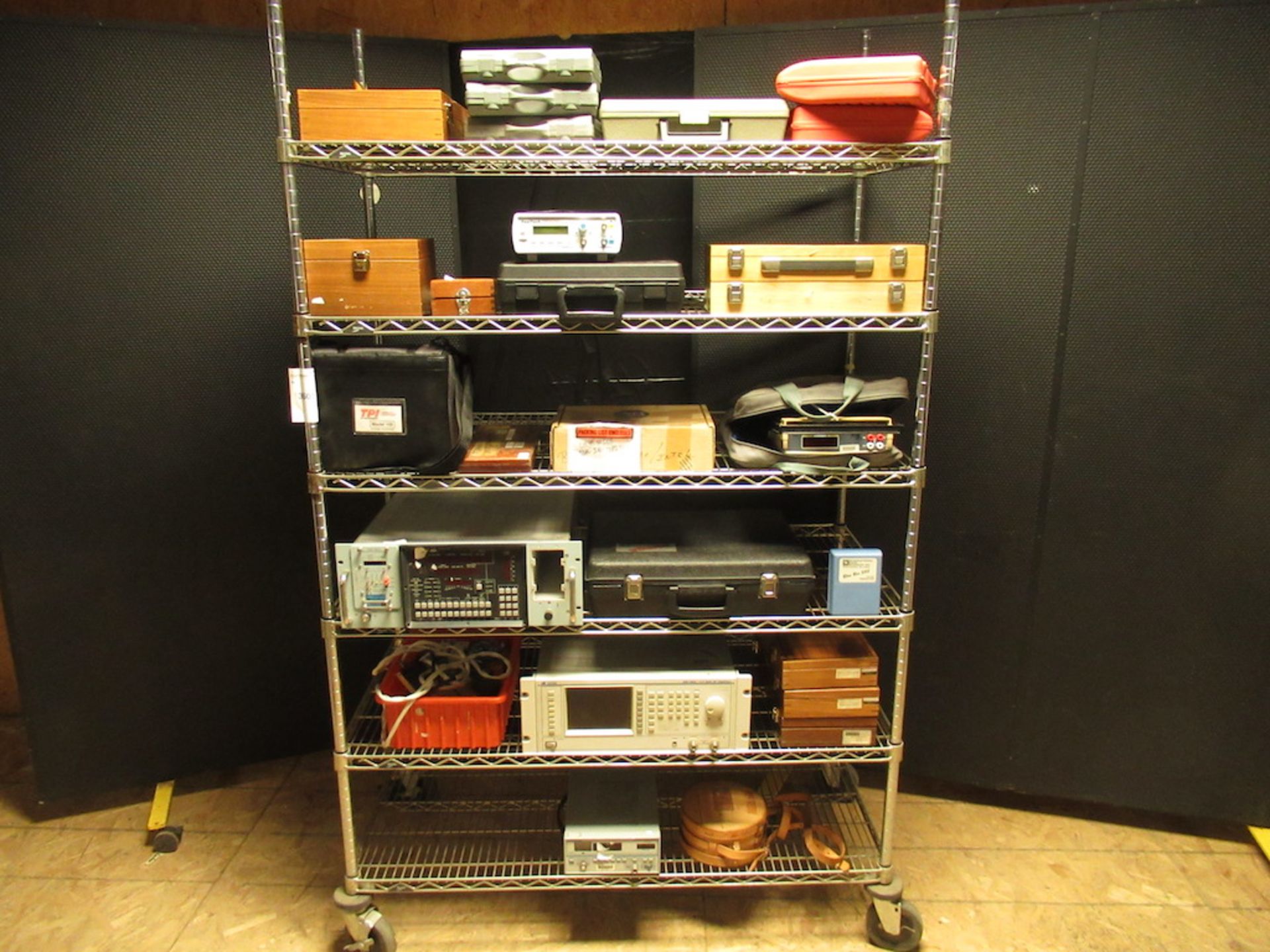 Lot to Include Entire Rack: (1) American Paulin System Surveying Micro Altimeter, (1)