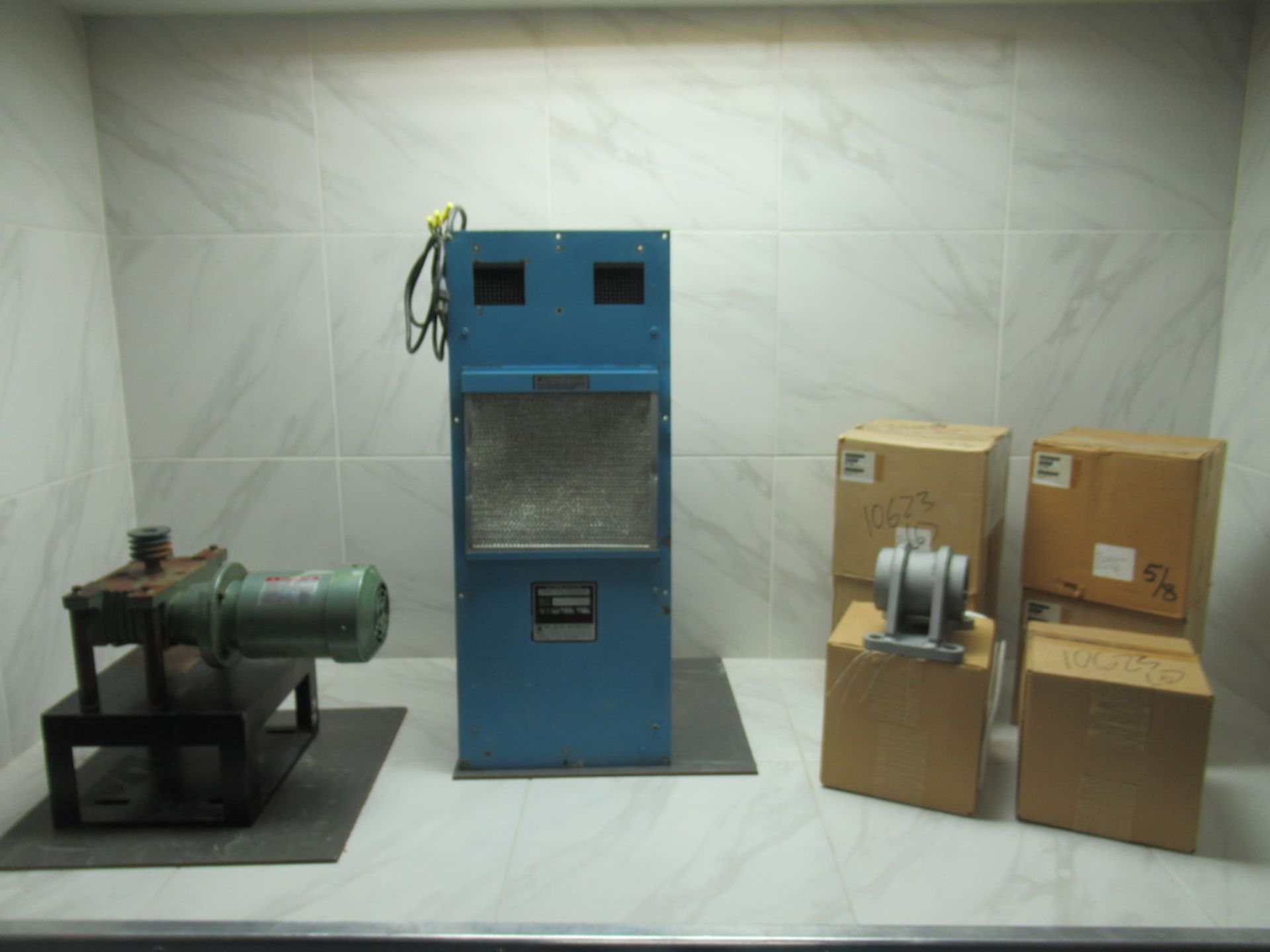 Lot to Include: (3) Heat Exchanger, Gear Motor, Bearing Housing Unit