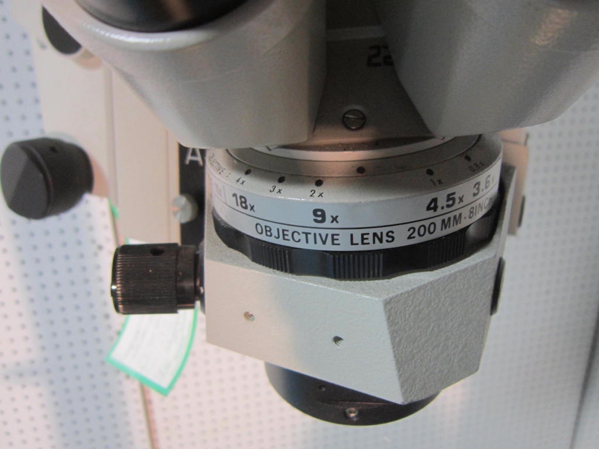 Weck Surgical Systems Microscope 1402 B12 with Light, Object Lens 200mm with Foot Switch - Image 11 of 32