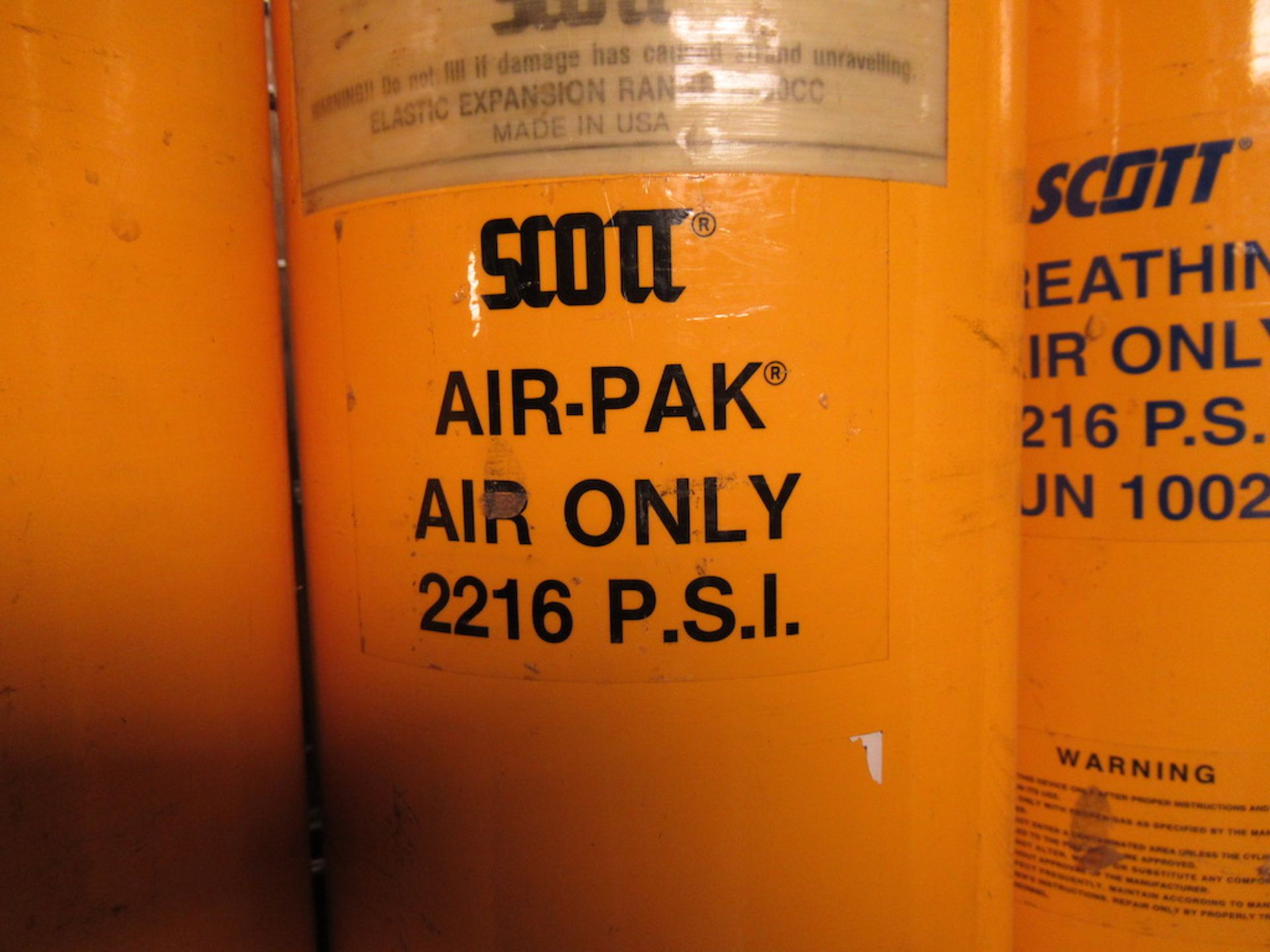 Lot to Include: (6) Scott TC-3HWM153 Air Tanks - Image 2 of 7