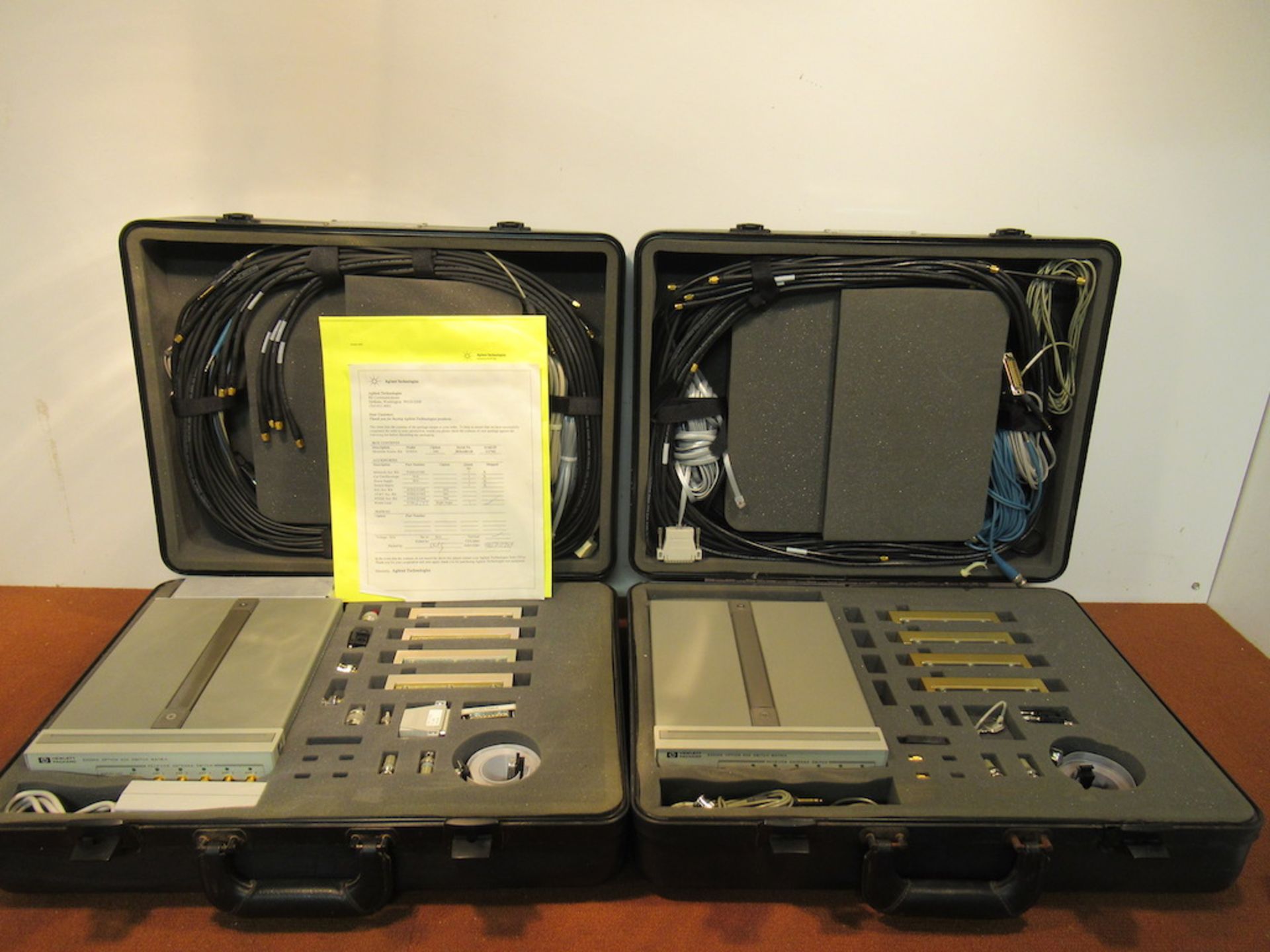 Lot to Include: (2) Hp 83202A Motorola Base Stations Accessory Kits in Padded Cases