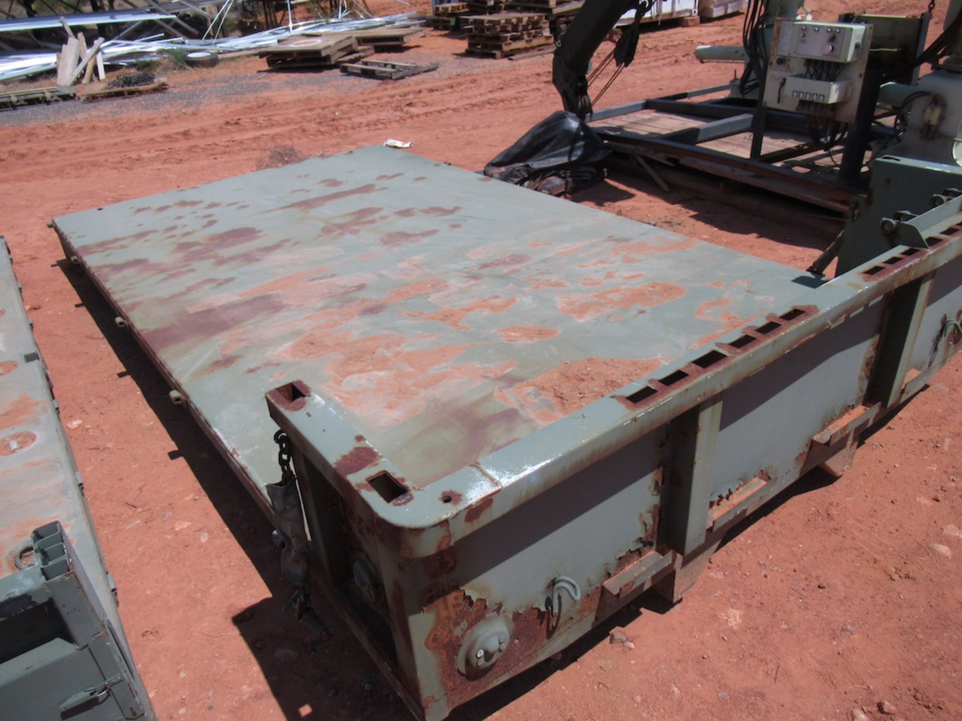 14 Fy. Steel Military Flat Bed, 1, 1964 lbs, 173"x96"x33", ISLE 1 POD 13 - Image 8 of 10