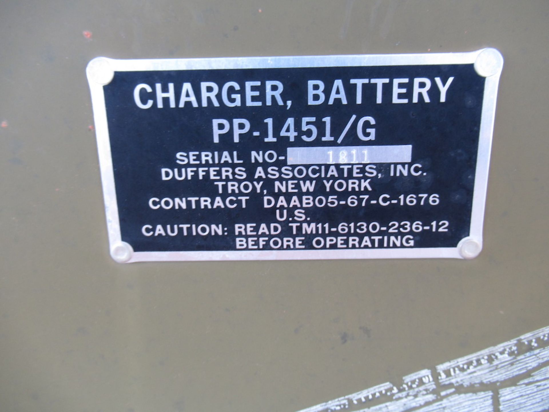 Duffers Associates Inc Battery Charger, 1, 360 lbs, 22"x40"x28", ISLE 2 POD 22 - Image 3 of 8