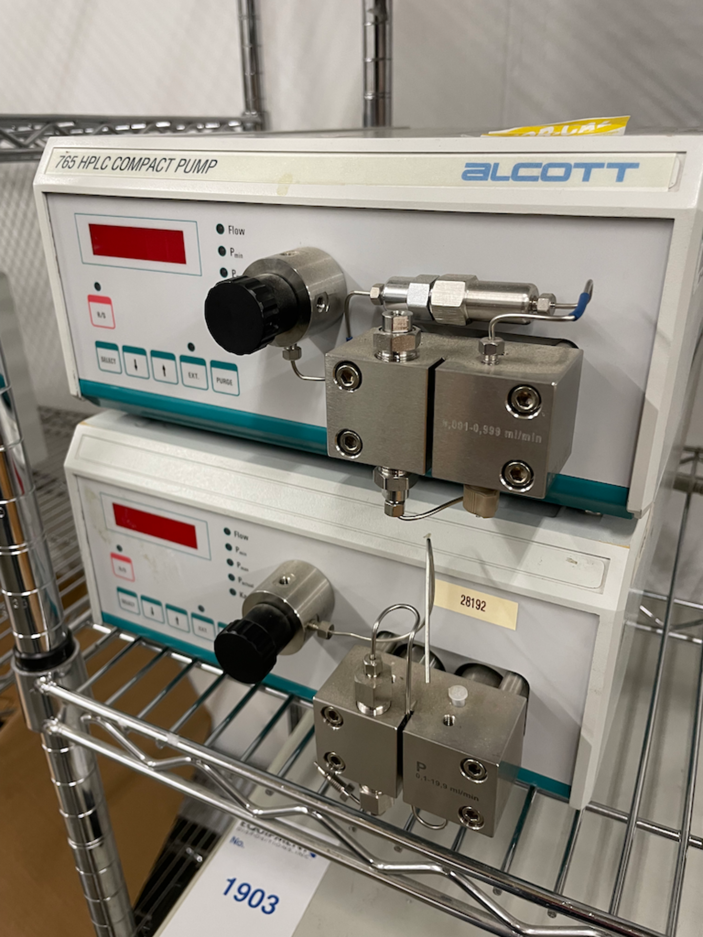 Lot: Qty-2 Alcott 765HP:C Compact Pumps