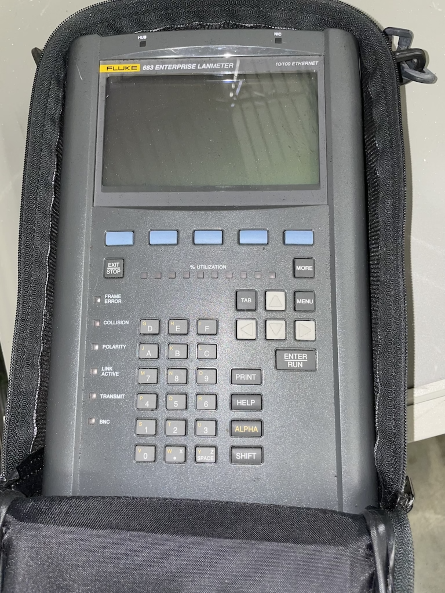 Fluke 683 Enterprise Lan Meter 10|100 Ethernet w Carrying Case - Image 4 of 4