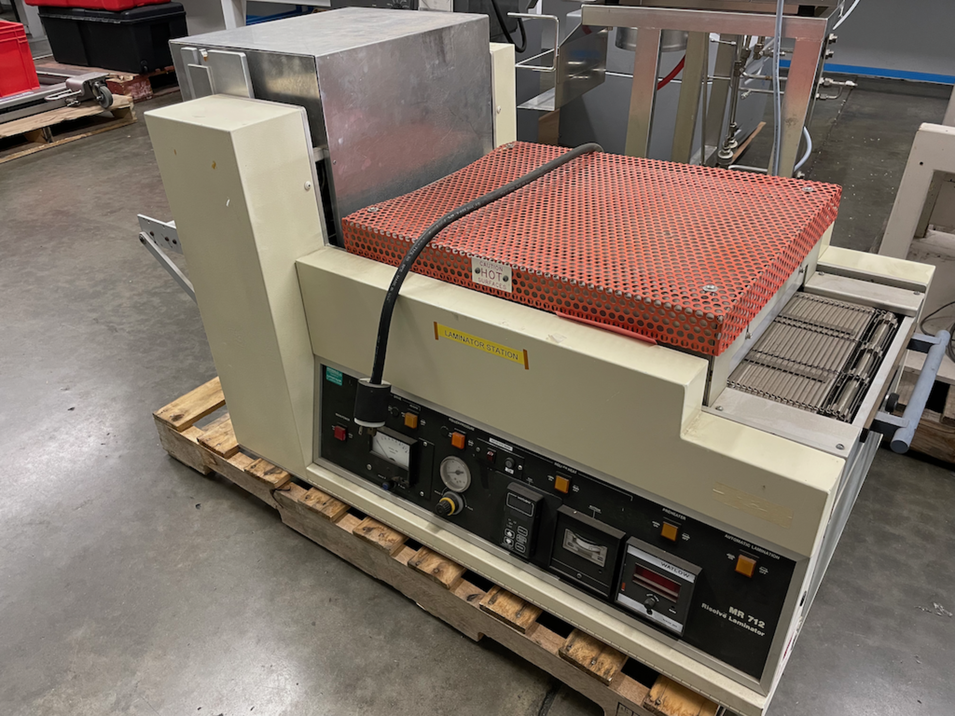 Western Magnum MR 712 Risolve Hot Roll Laminator 12" Belt Width - Image 3 of 5