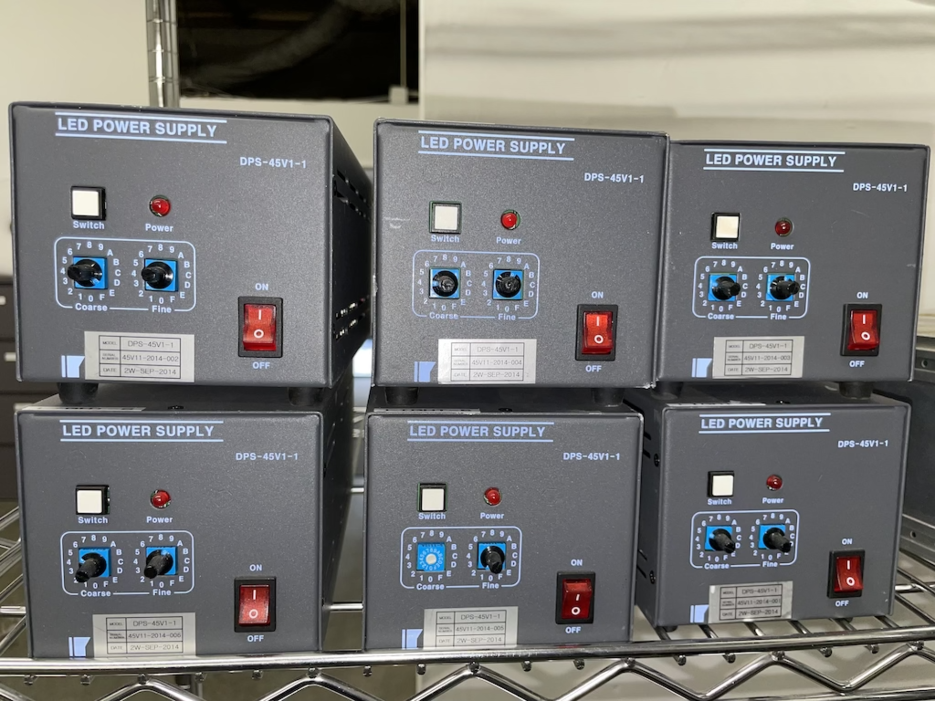 Lot: Qty-6 Model DPS-4501-1 LED Power Supplies