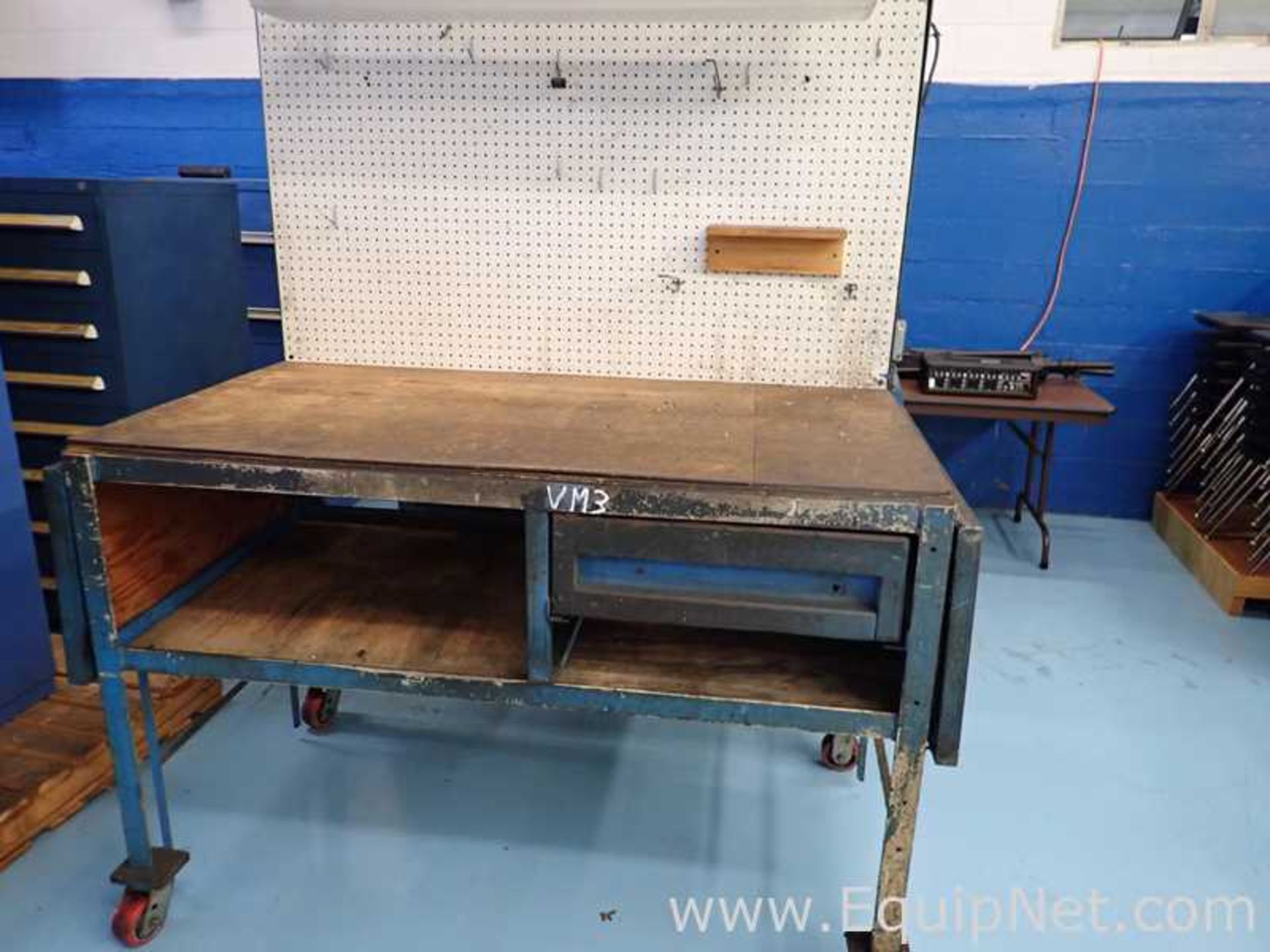 Lot of 2 Machine Shop Work Benches