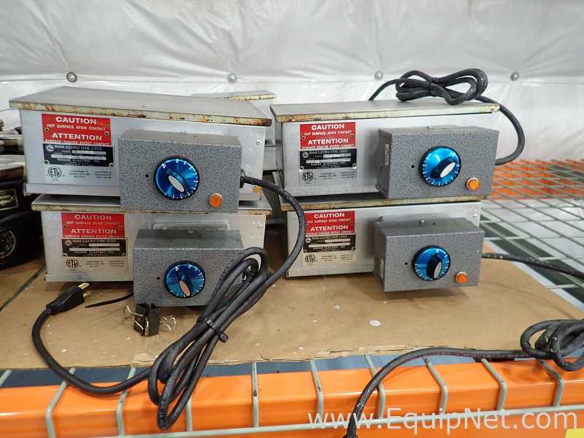 Lot of 4 Waage 912-5-2 Hot Plates