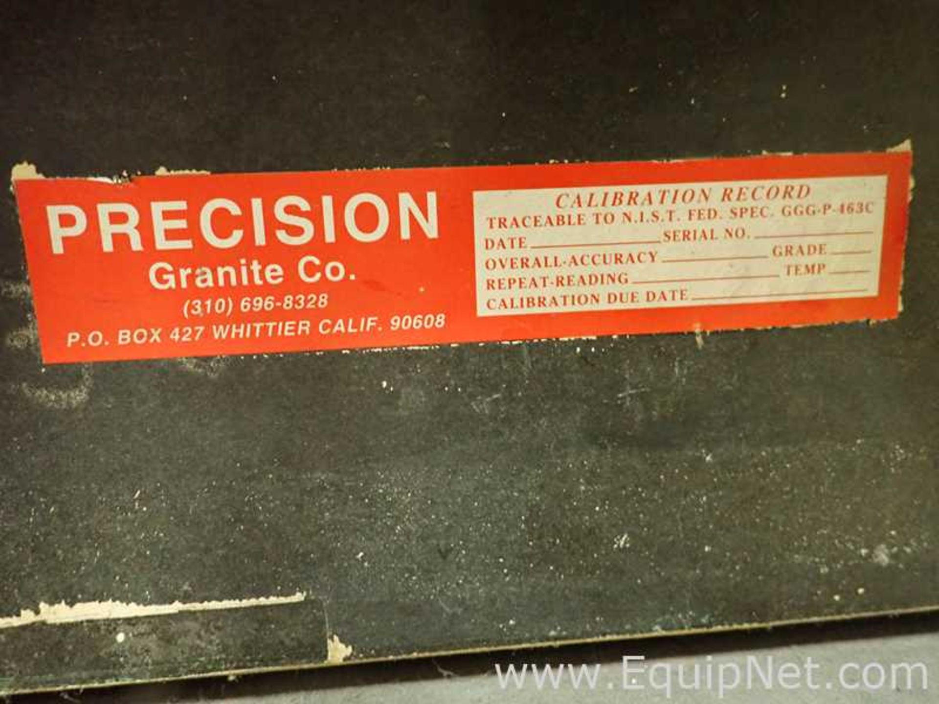 Precision Granite Surface Plate 48 x 144 Inch - Image 4 of 4