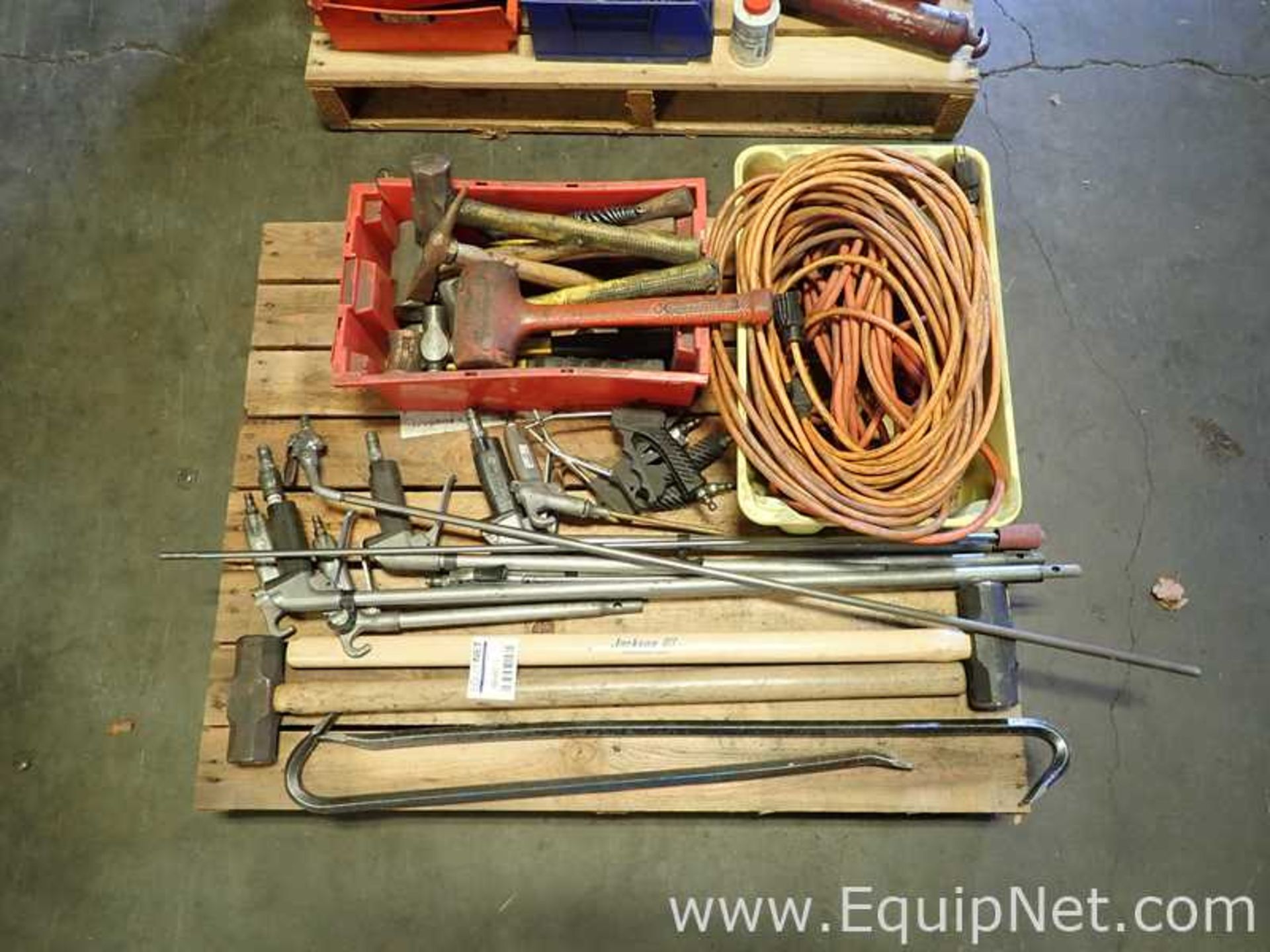 Pallet of Various Hand Tools