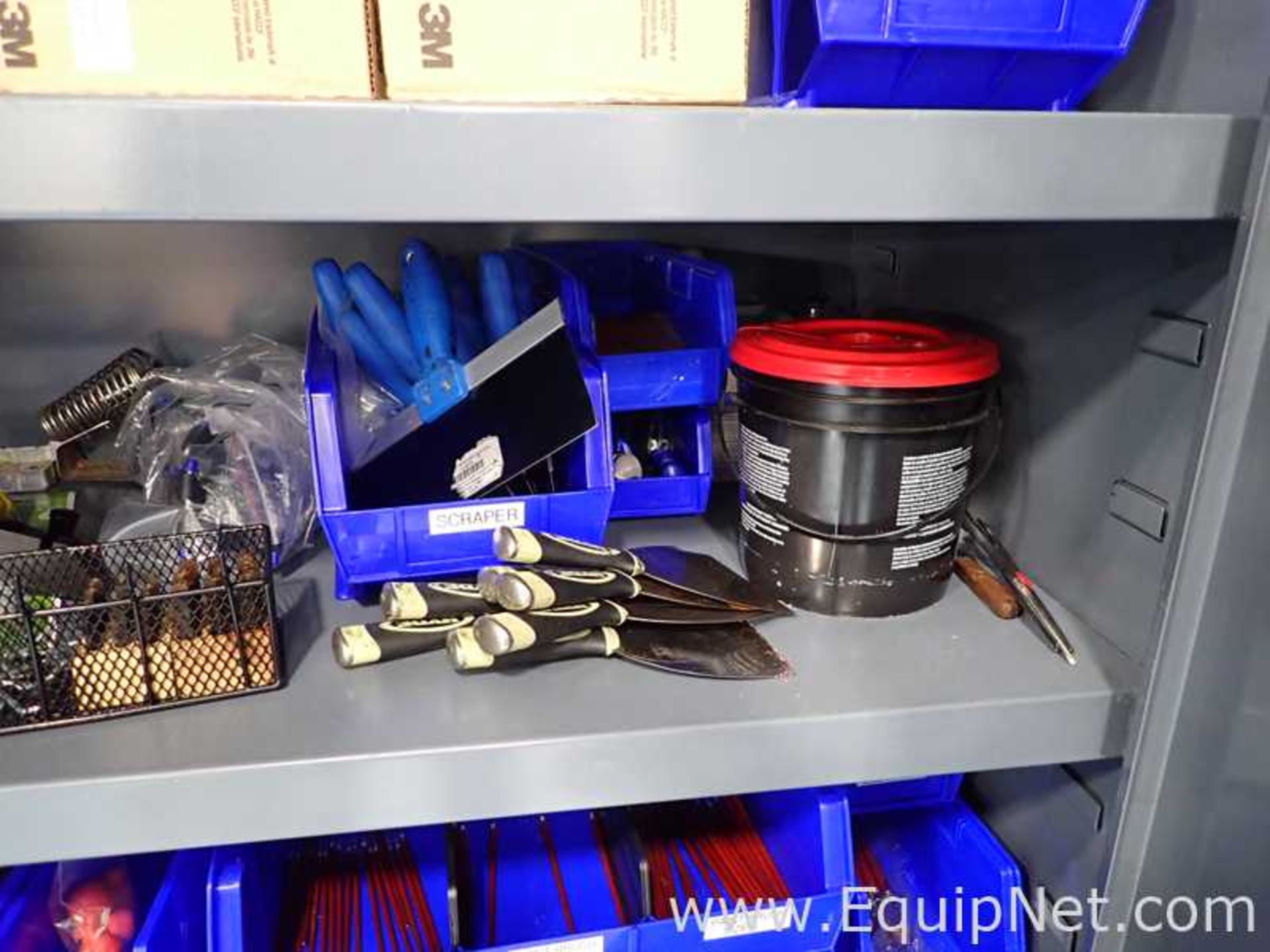 Steel Storage Cabinet with Contents - Image 7 of 8