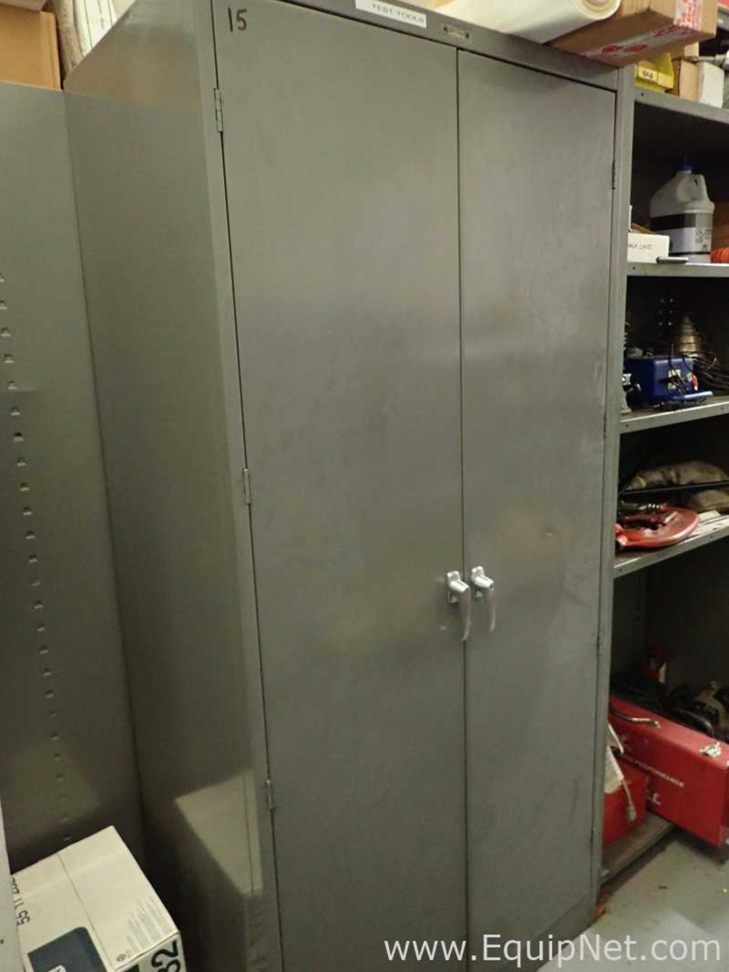 Lot of 3 Double Door Cabinets - Image 2 of 5