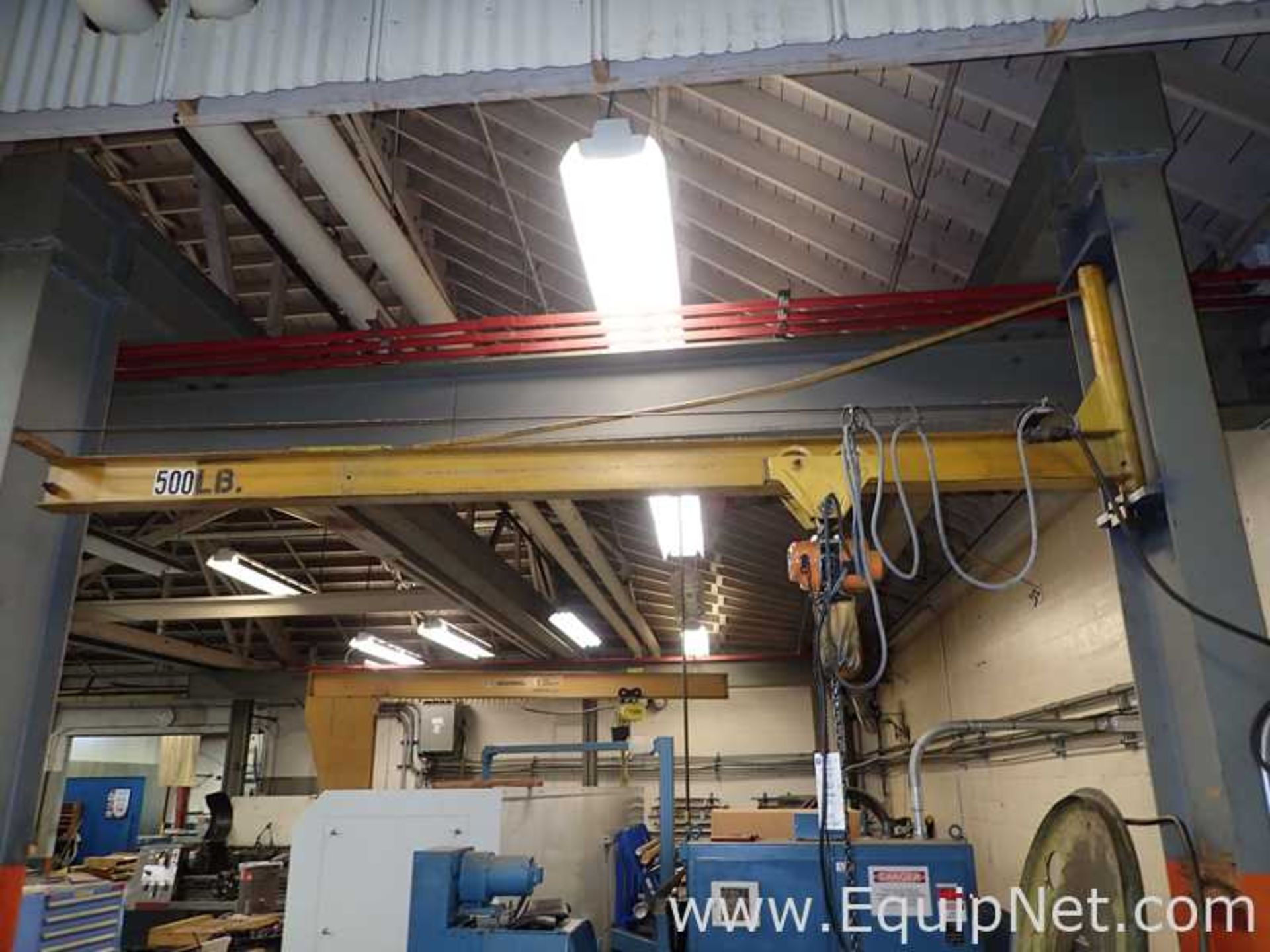 1/4 Ton Wall Jib Crane with Jet 1/4 Ton Hoist