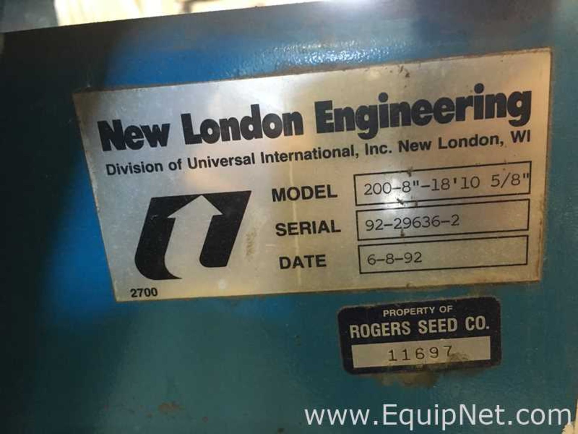 New London 8 inch Power Conveyor - Image 6 of 7