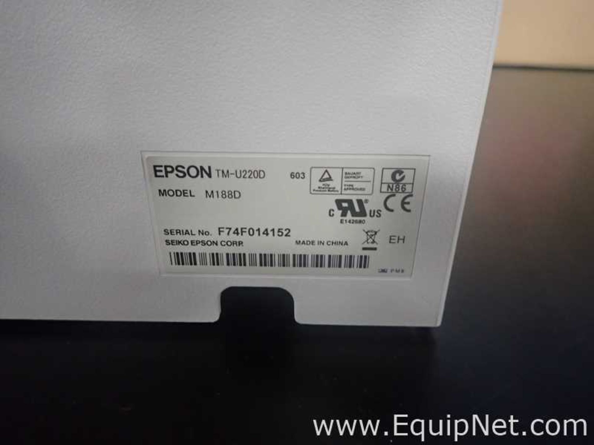 Lot of 2 Epson M188D Receipt Printer - Image 5 of 8