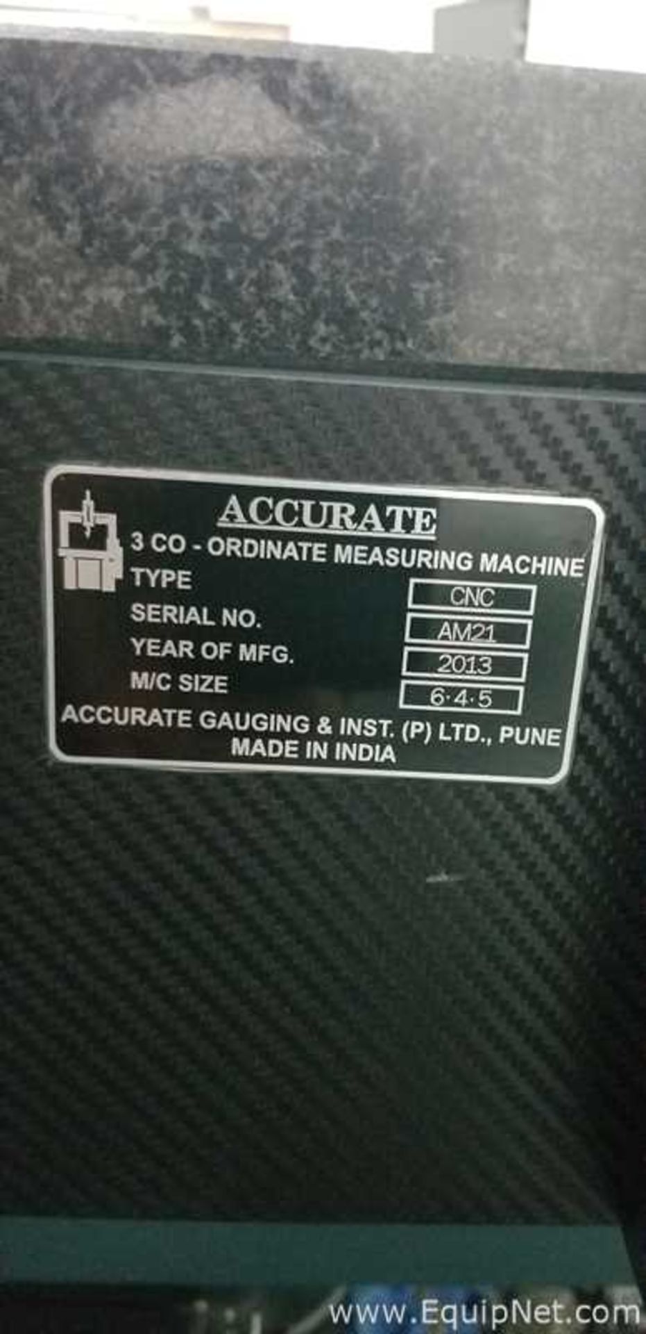 Accurate 6.4.5 Coordinate Measuring Machine Shop Floor - Image 4 of 7
