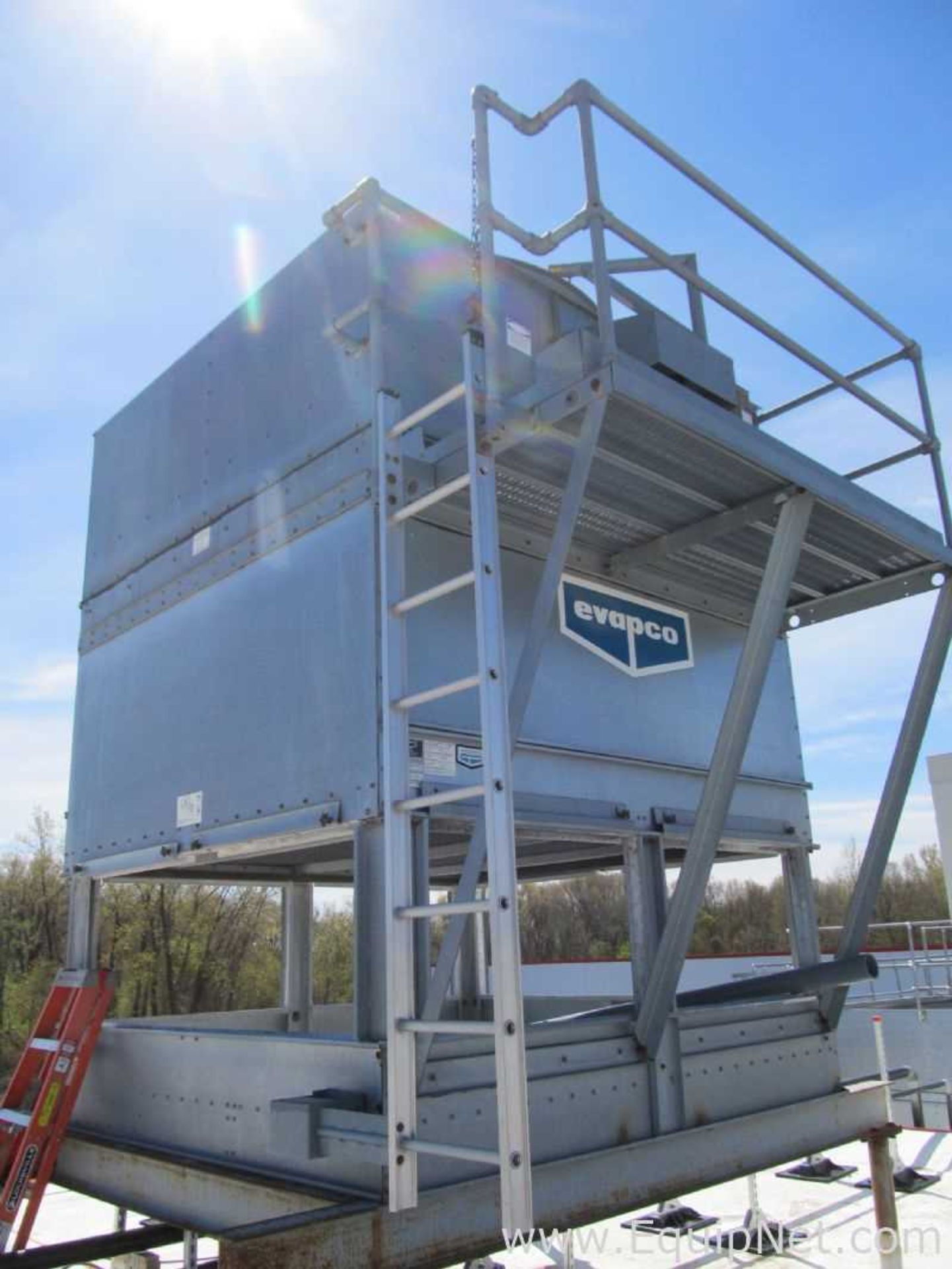 Evapco AT-AT1989 Cooling Tower With Terracon Cold Side Tank - Image 7 of 11