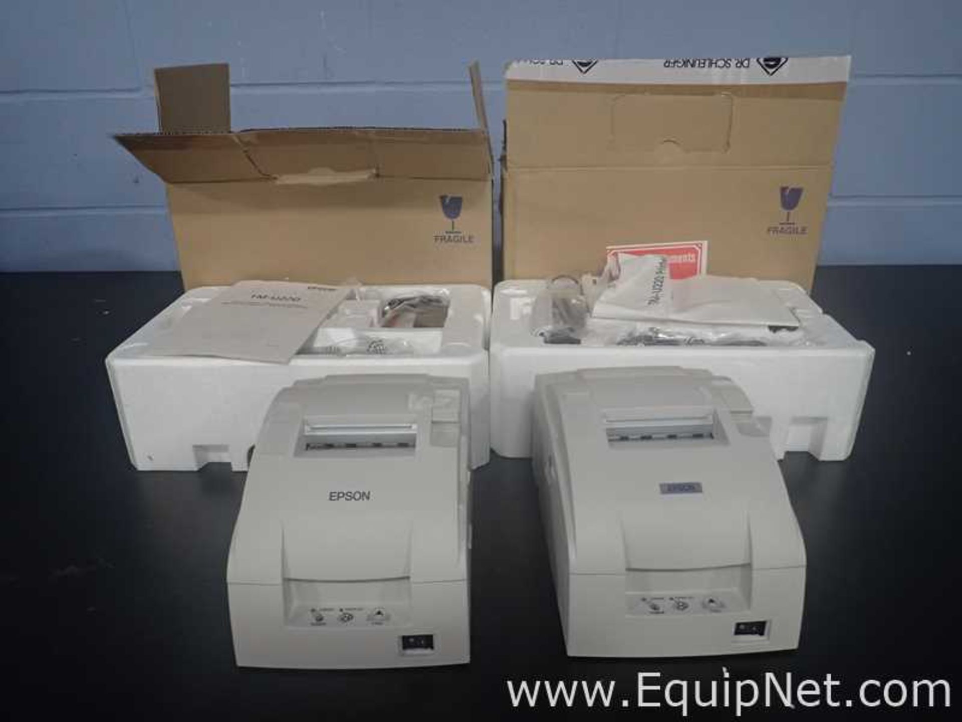 Lot of 2 Epson M188D Receipt Printer