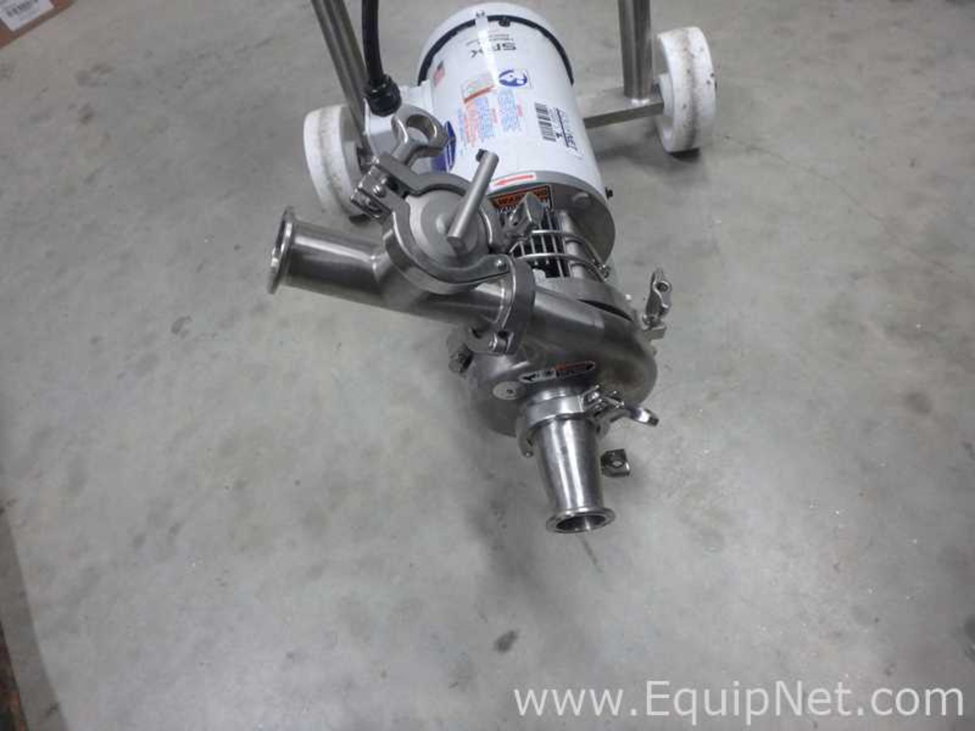 SPX - Waukesha Centrifugal Pump on Wheels - Image 9 of 12