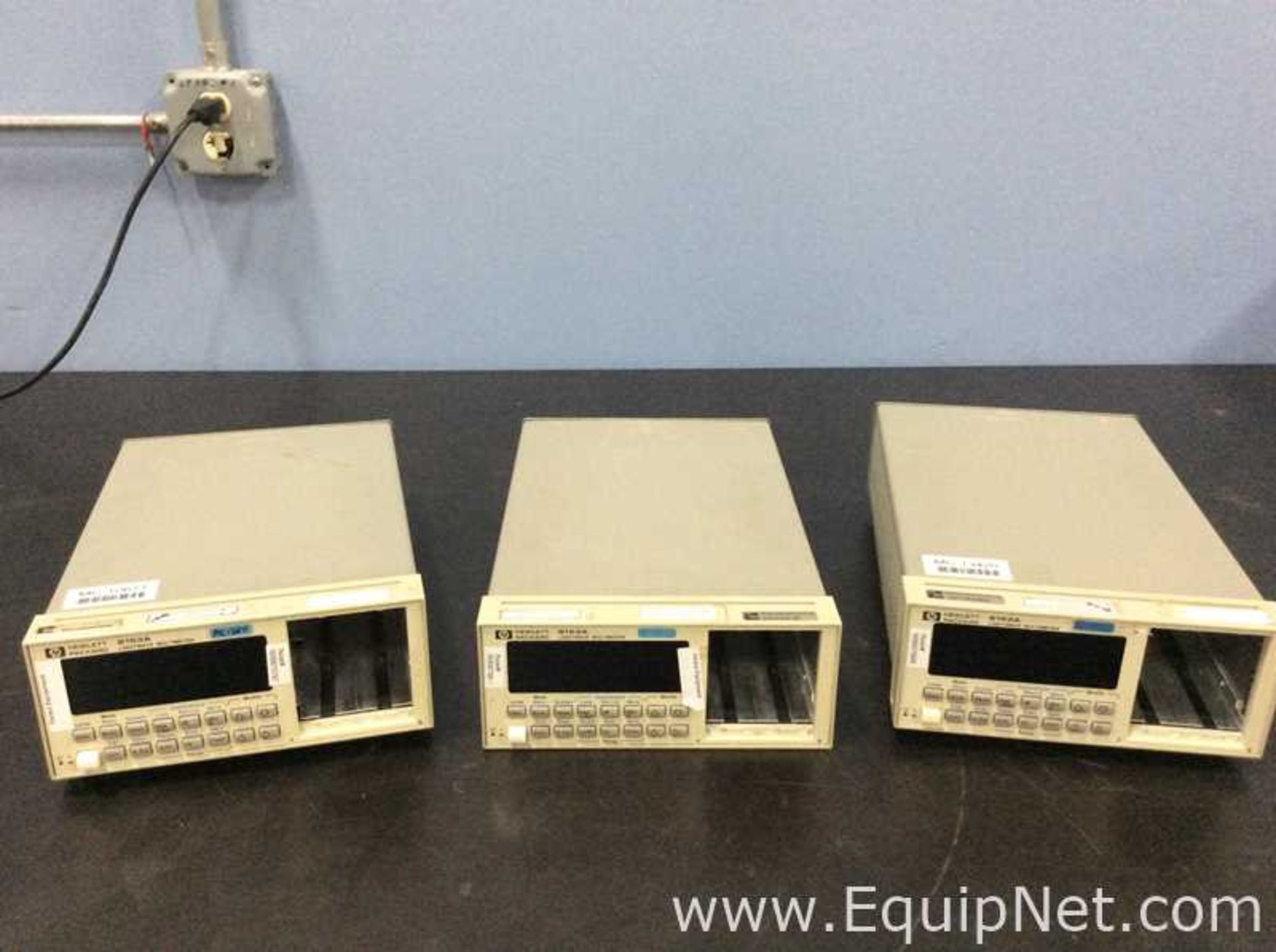 Lot of 3 Hewlett Packard 8153A Lightwave Multimeters - Image 7 of 15