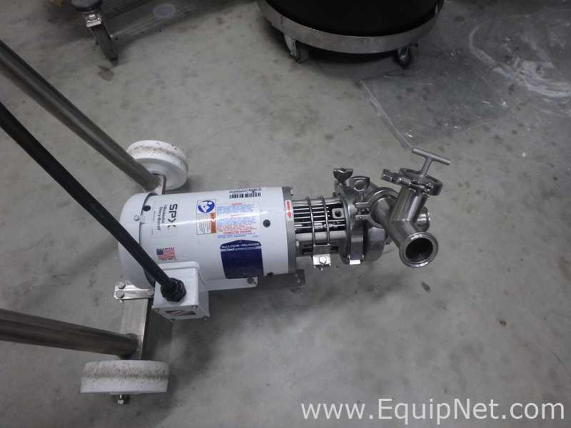 SPX - Waukesha Centrifugal Pump on Wheels - Image 3 of 12