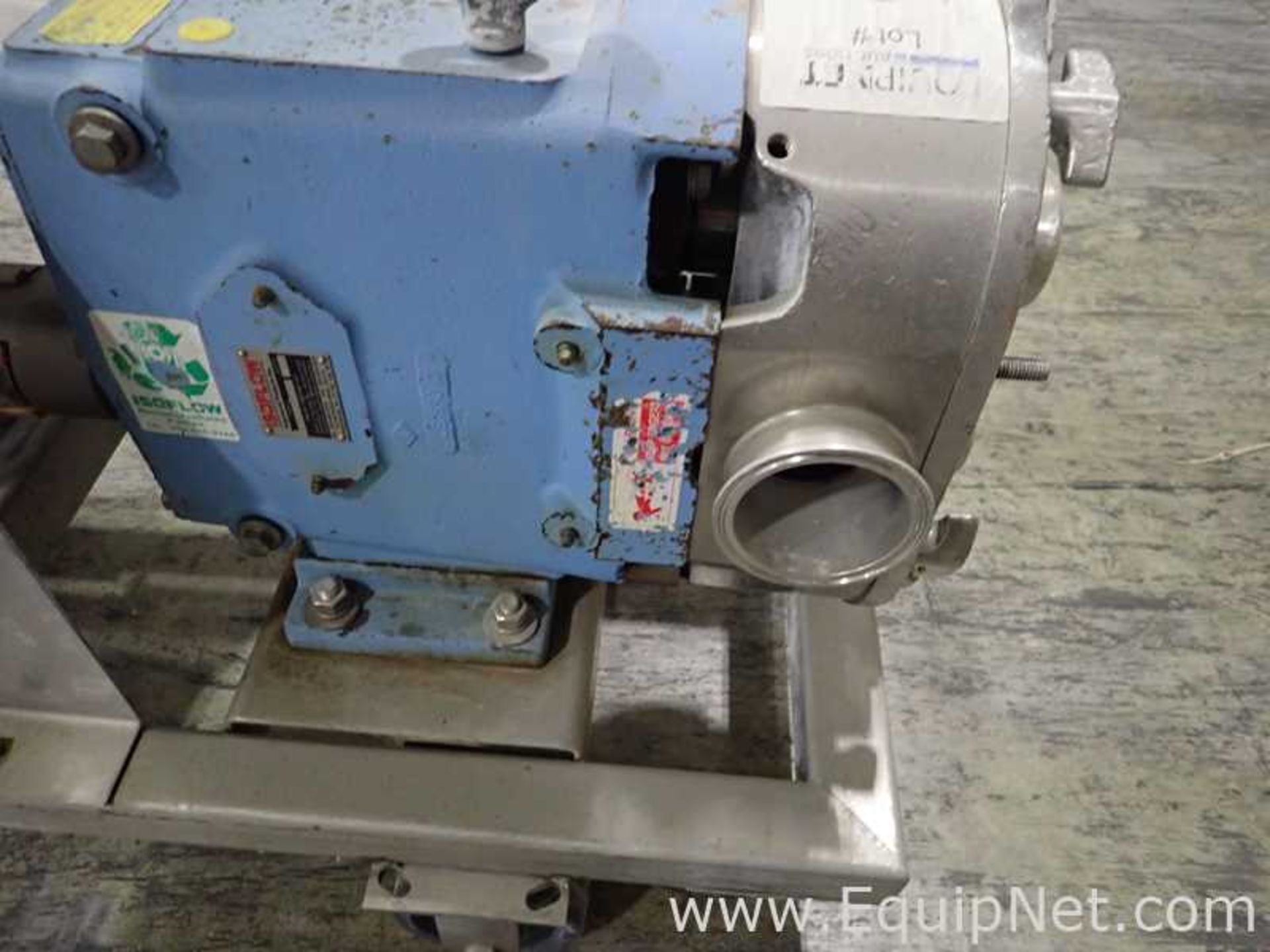 Isoflow 130 3 Inch Lobe Pump on Cart - Image 3 of 10