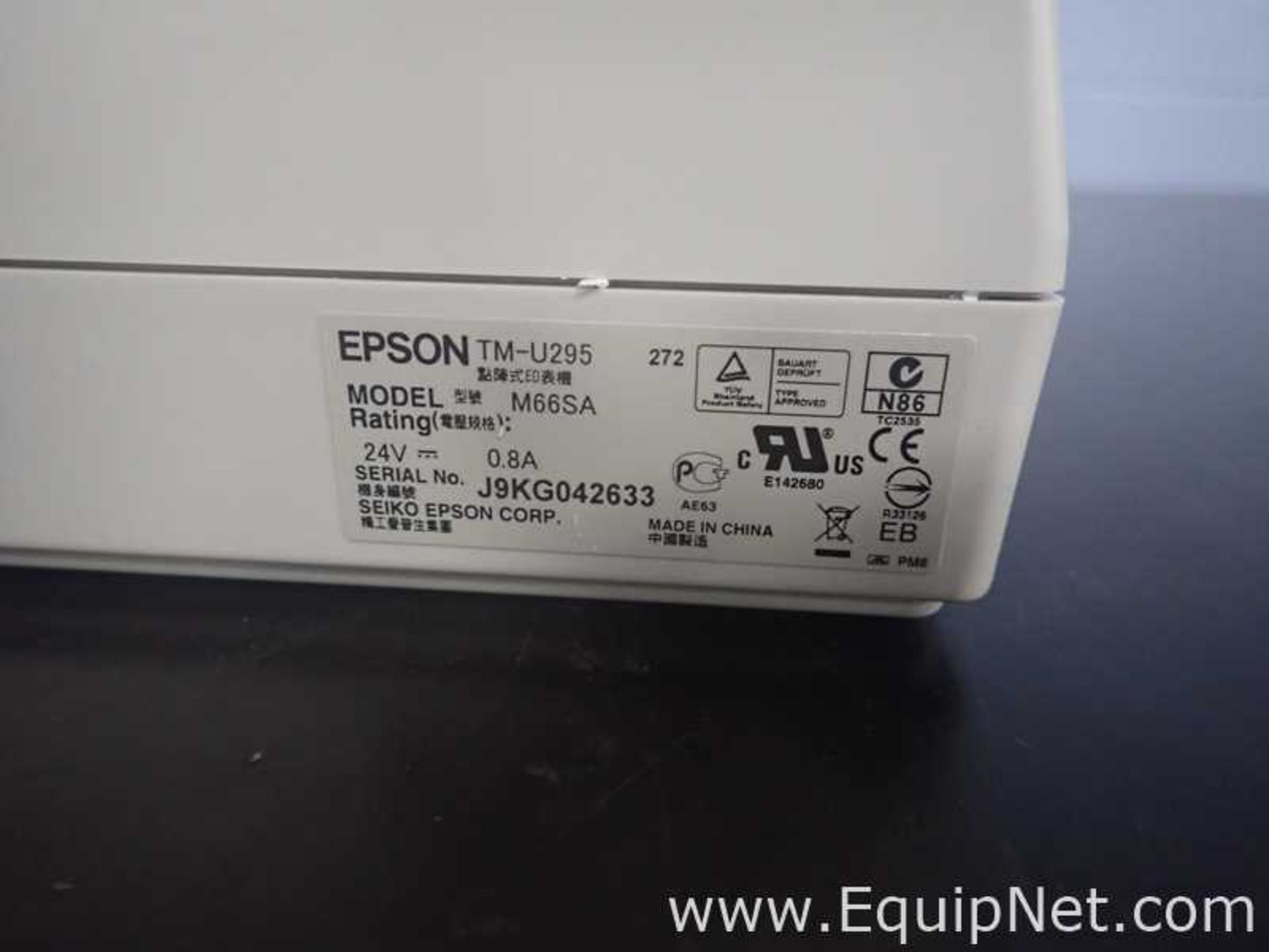 Lot of 2 Epson M66SA Printers - Image 5 of 9