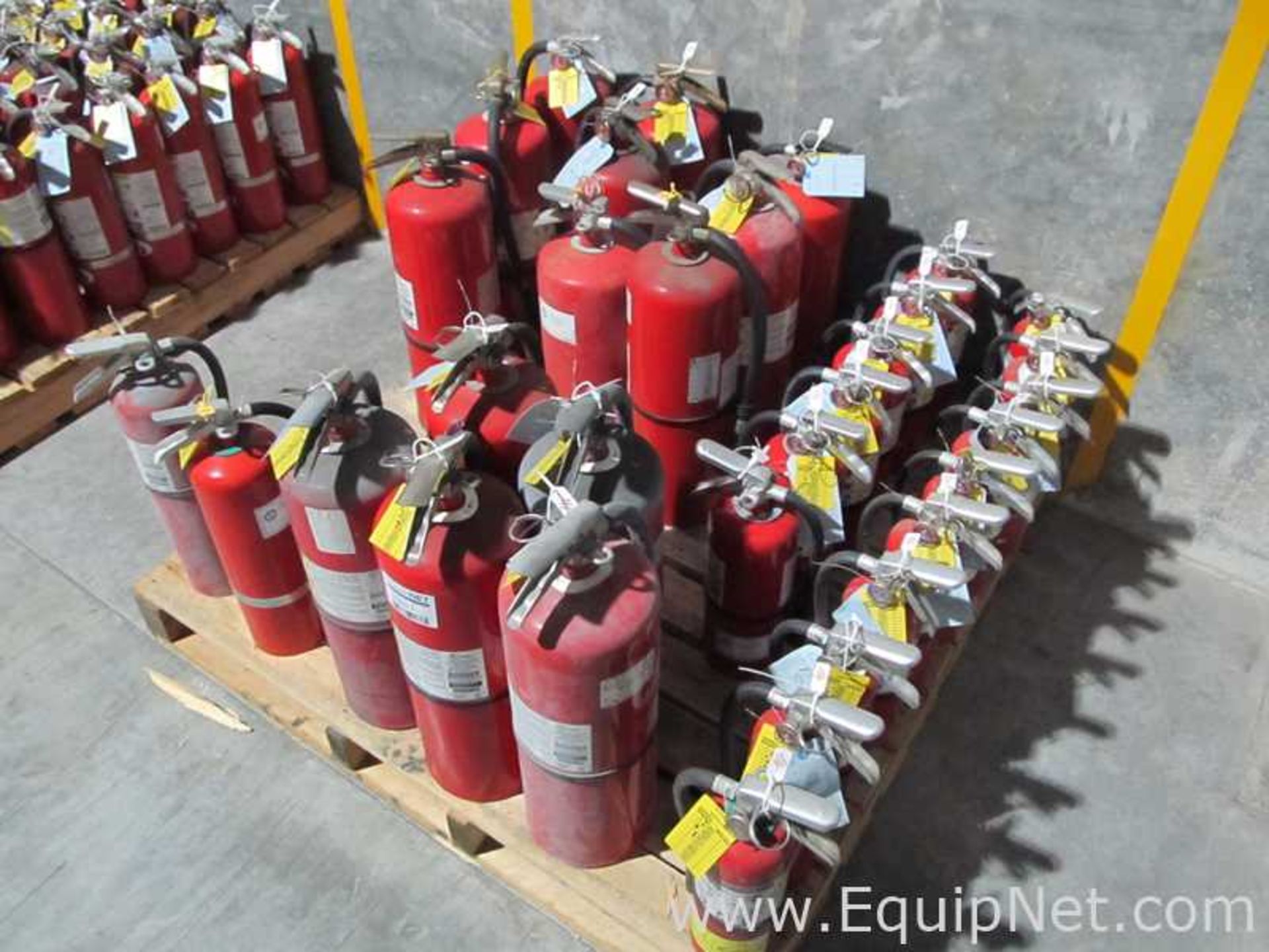 Lot of 32 ABC Mixed Size Fire Extinguishers