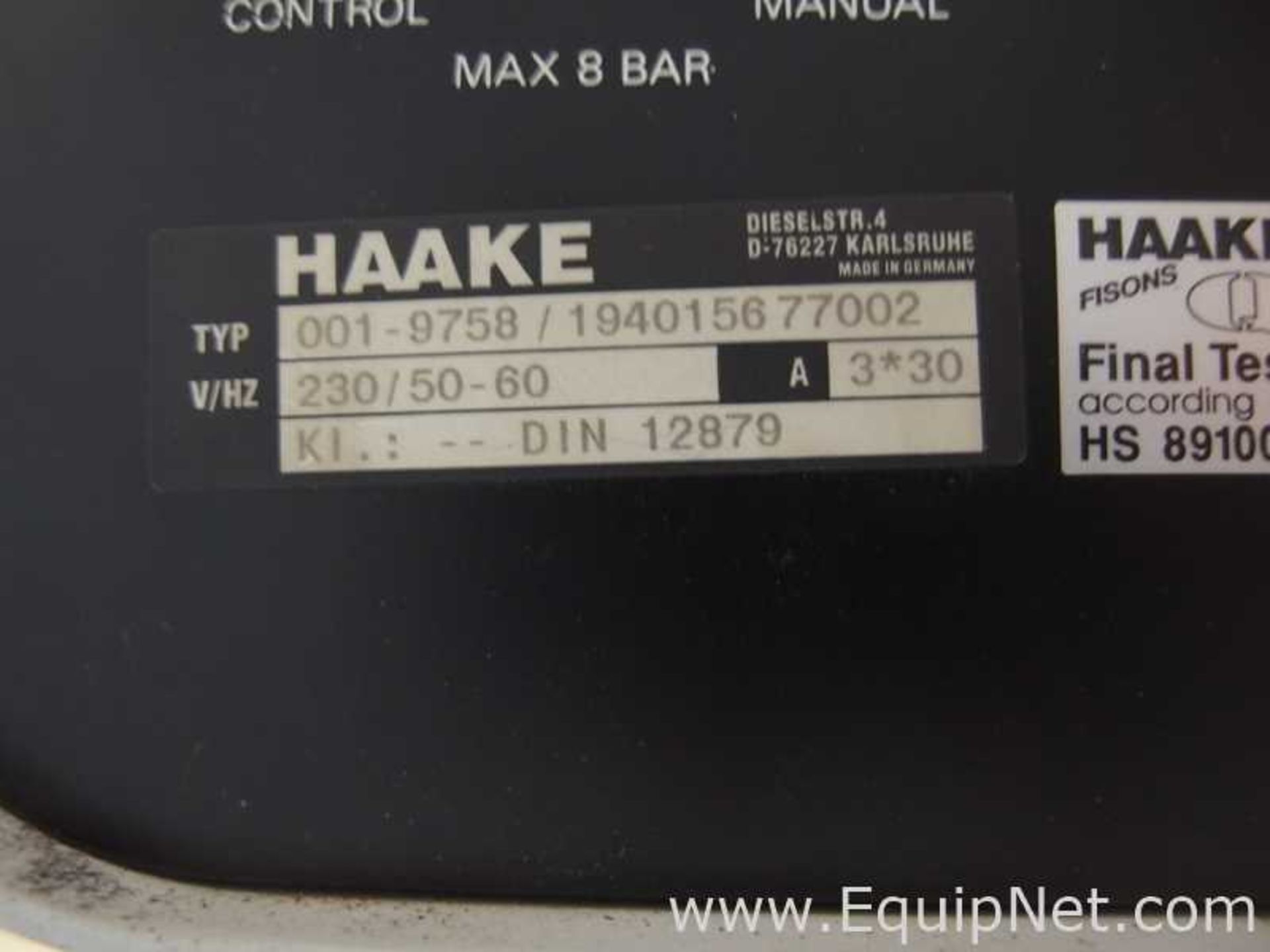 Haake Type 001-9758/194015677002 Lab System With Rheomix 600 Mixer - Image 8 of 18