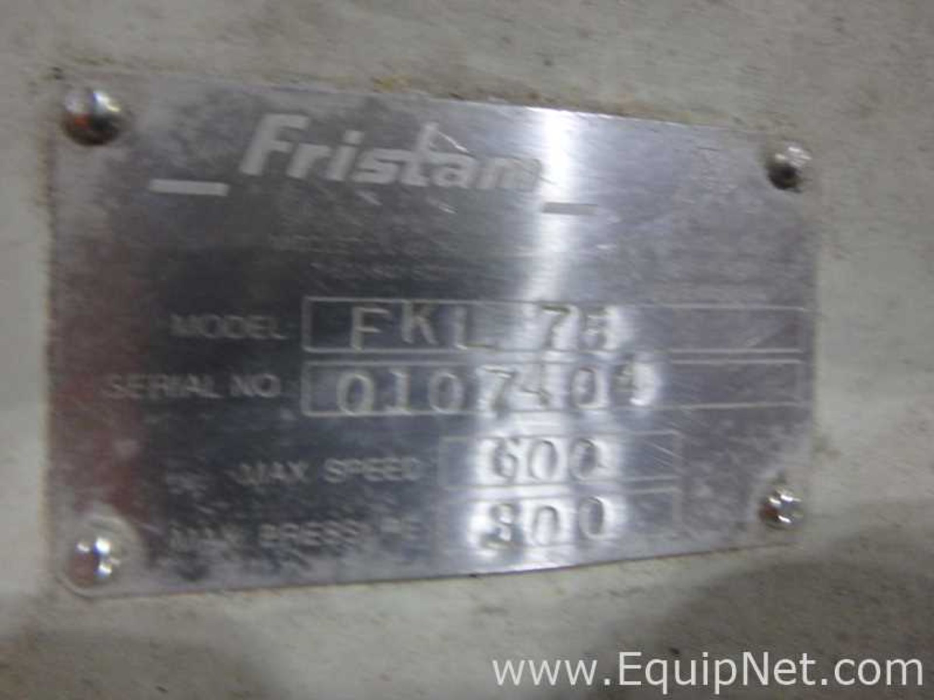 Fristam FKL 75 Lobe Pump - Image 10 of 11