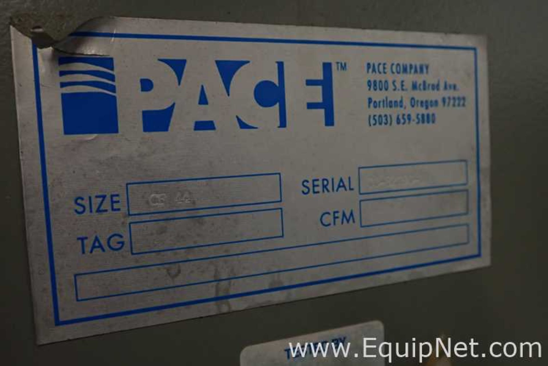 Pace Company CF-44 General Air Handler Fan and Motor 40,000 CFM 6.00 SP 1165 - Image 24 of 26