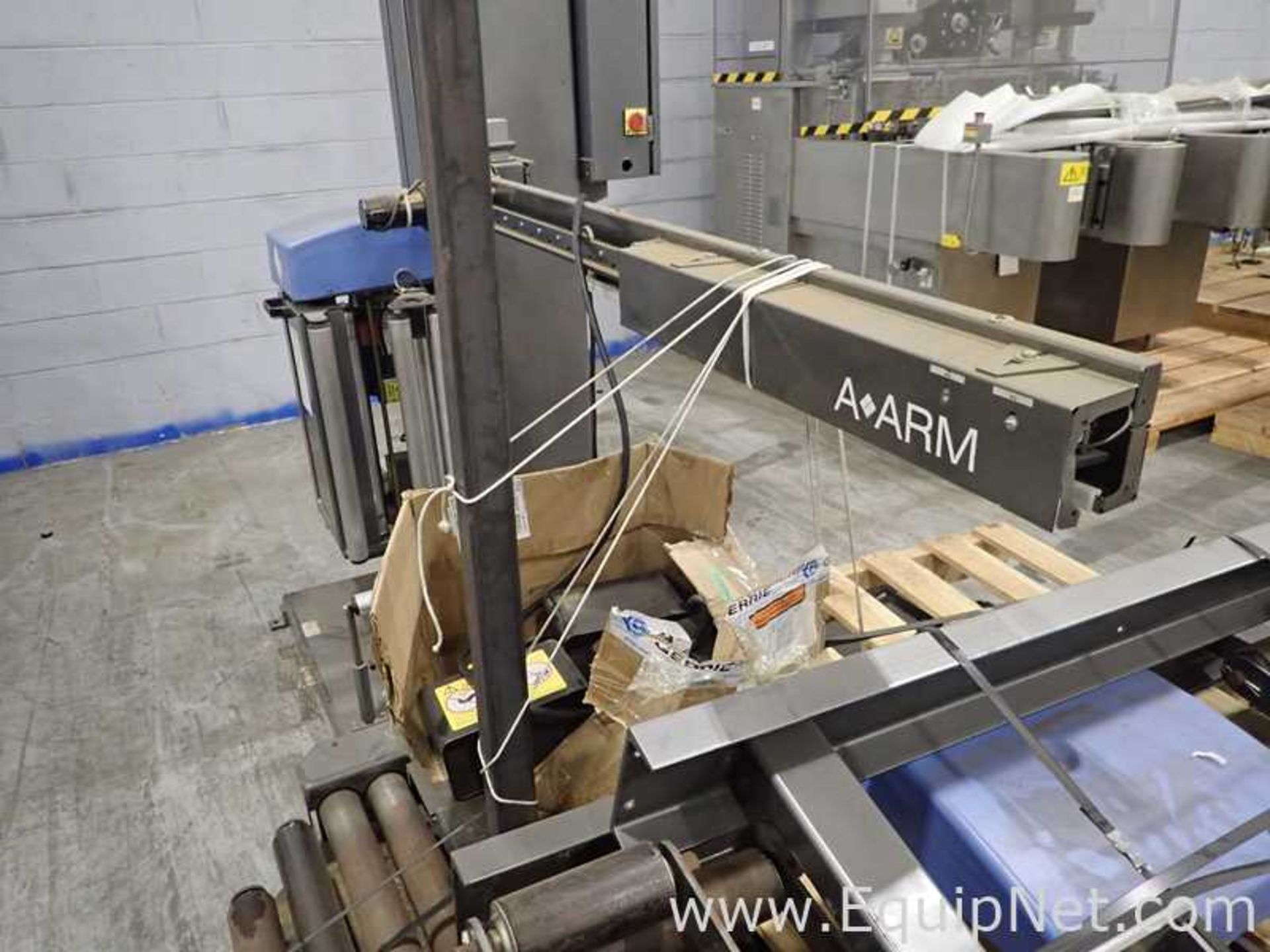 Cousins 3300-A Conveyorized Automatic A-Arm Pallet Wrapper - Image 3 of 10