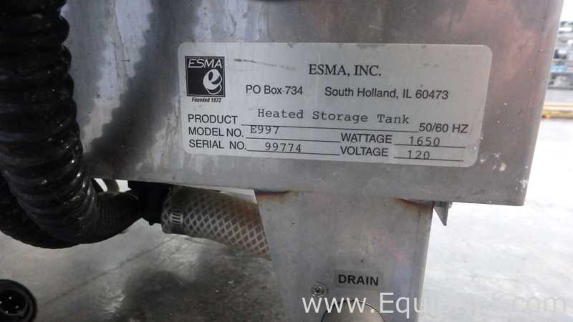 ESMA Inc. E700 Ultrasonic Cleaning System with E997 30Gal Heated Storage Tank - Image 37 of 38