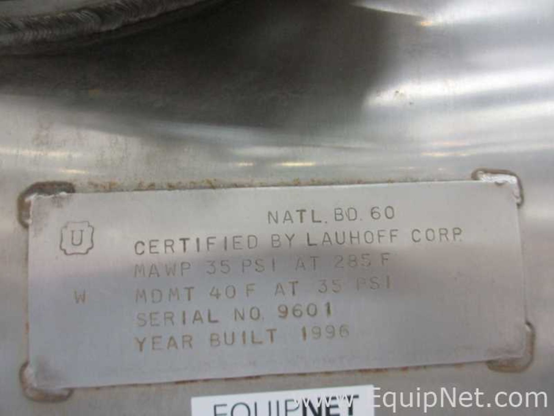 Lauhoff Corp. LC94 Stainless Steel Cooker - Image 3 of 25