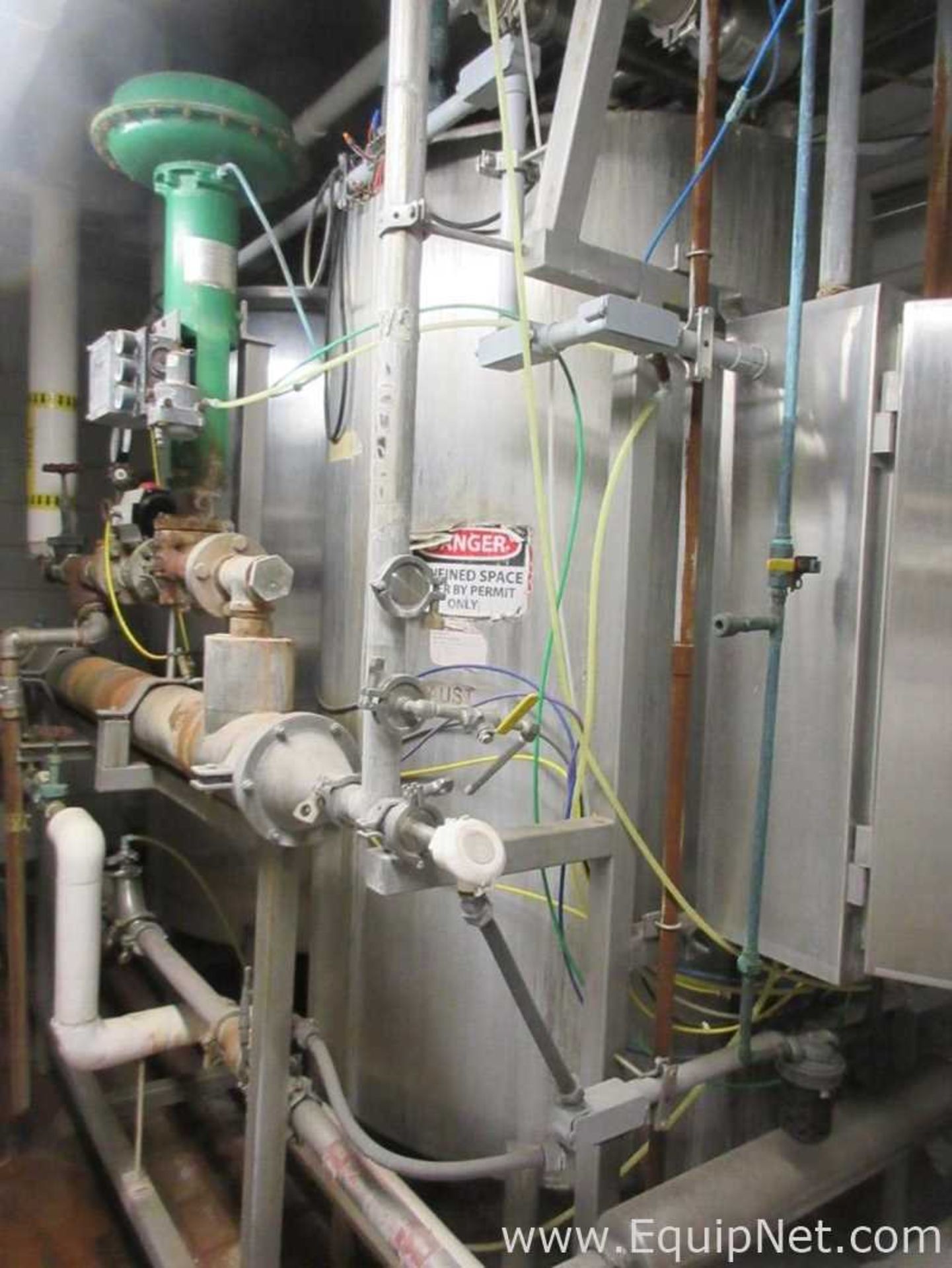 CIP System With Three Tanks, Diaphragm Pumps, Instrumentation And Control Panel - Image 6 of 17