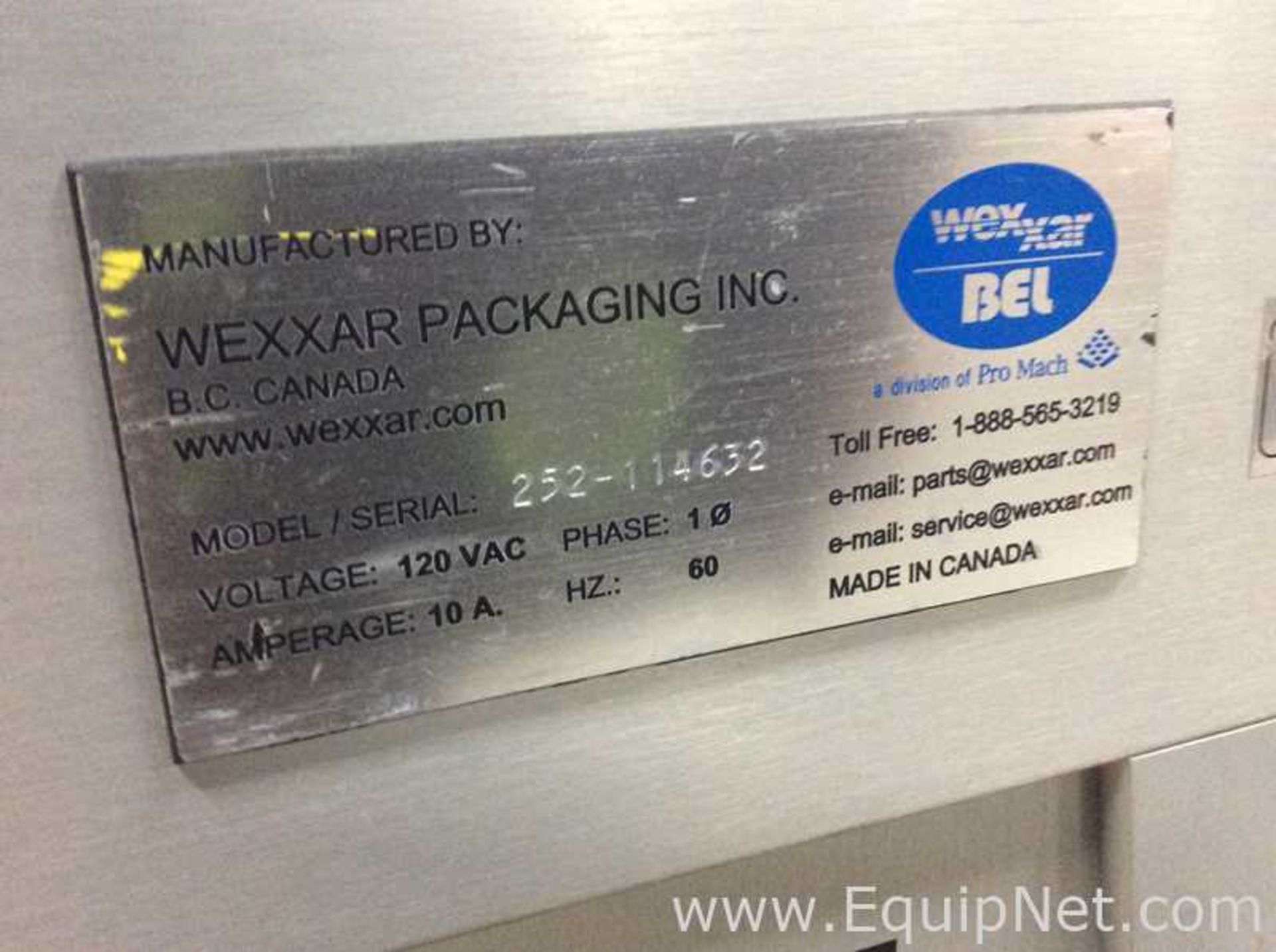 Wexxar BEL 252 Automatic Case Sealing Taper - Image 9 of 9