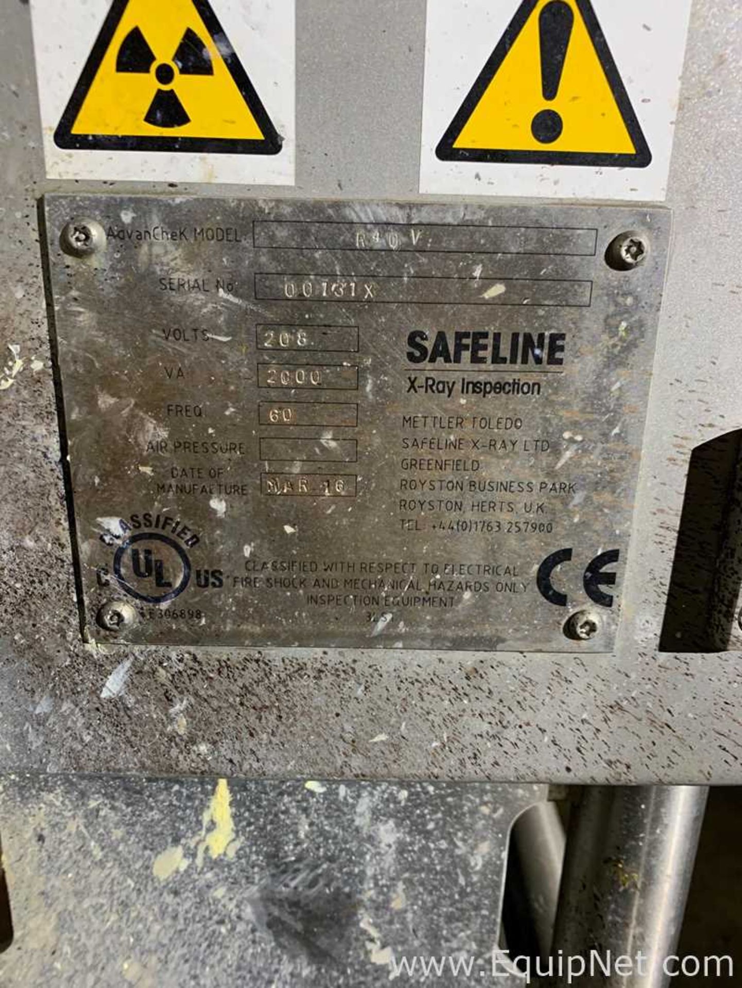 Safeline Mettler Toledo R40V X-Ray Inspection - Image 2 of 2