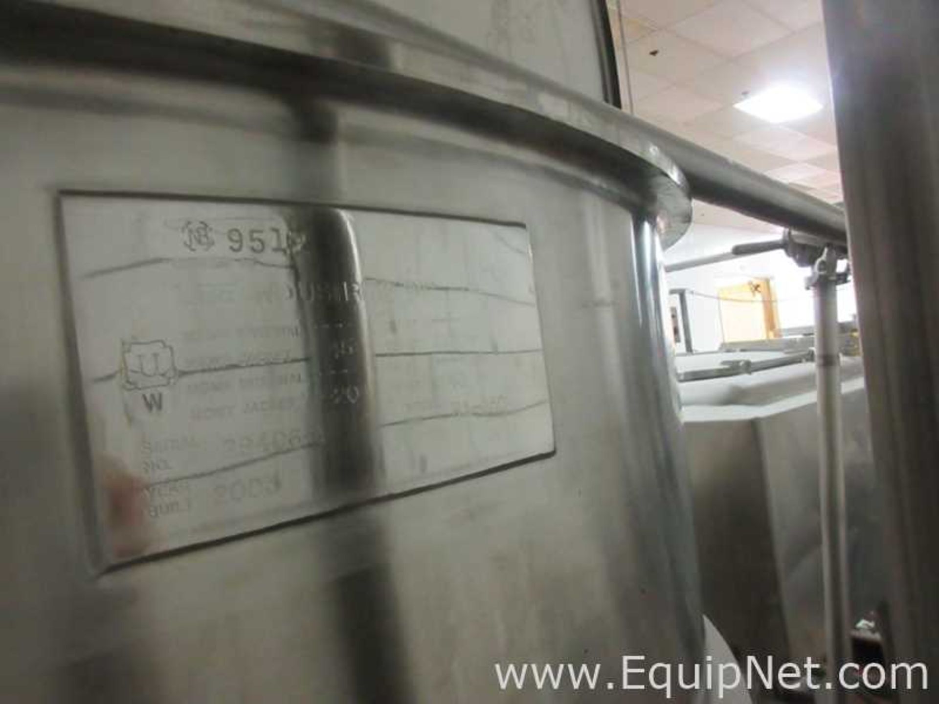 250 Gallon Lee Jacketed Sanitary Stainless Steel Kettle With Sweep Agitator - Image 6 of 6