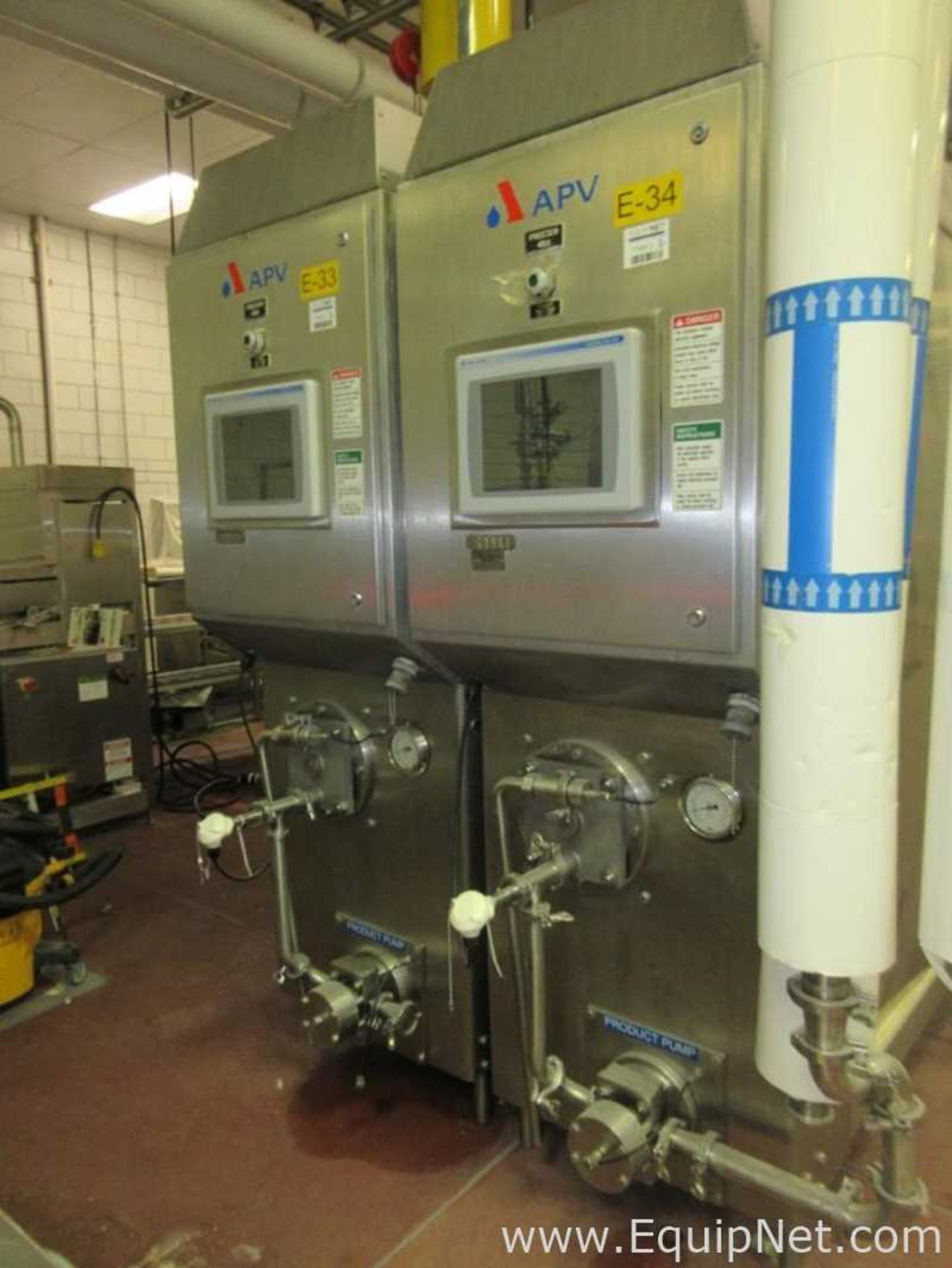 Lot Of Two APV Crepaco Ice Cream Process Freezers - Image 15 of 22