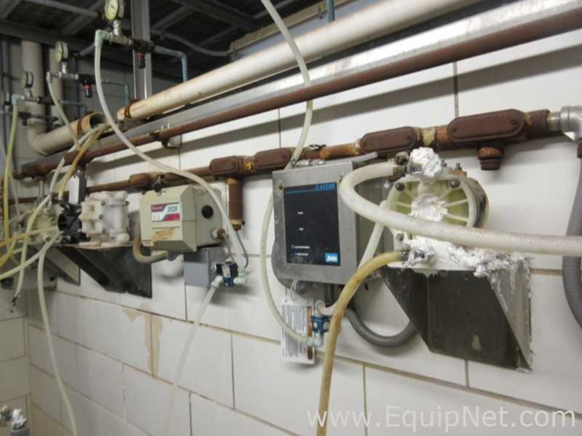 CIP System With Three Tanks, Diaphragm Pumps, Instrumentation And Control Panel - Image 15 of 17