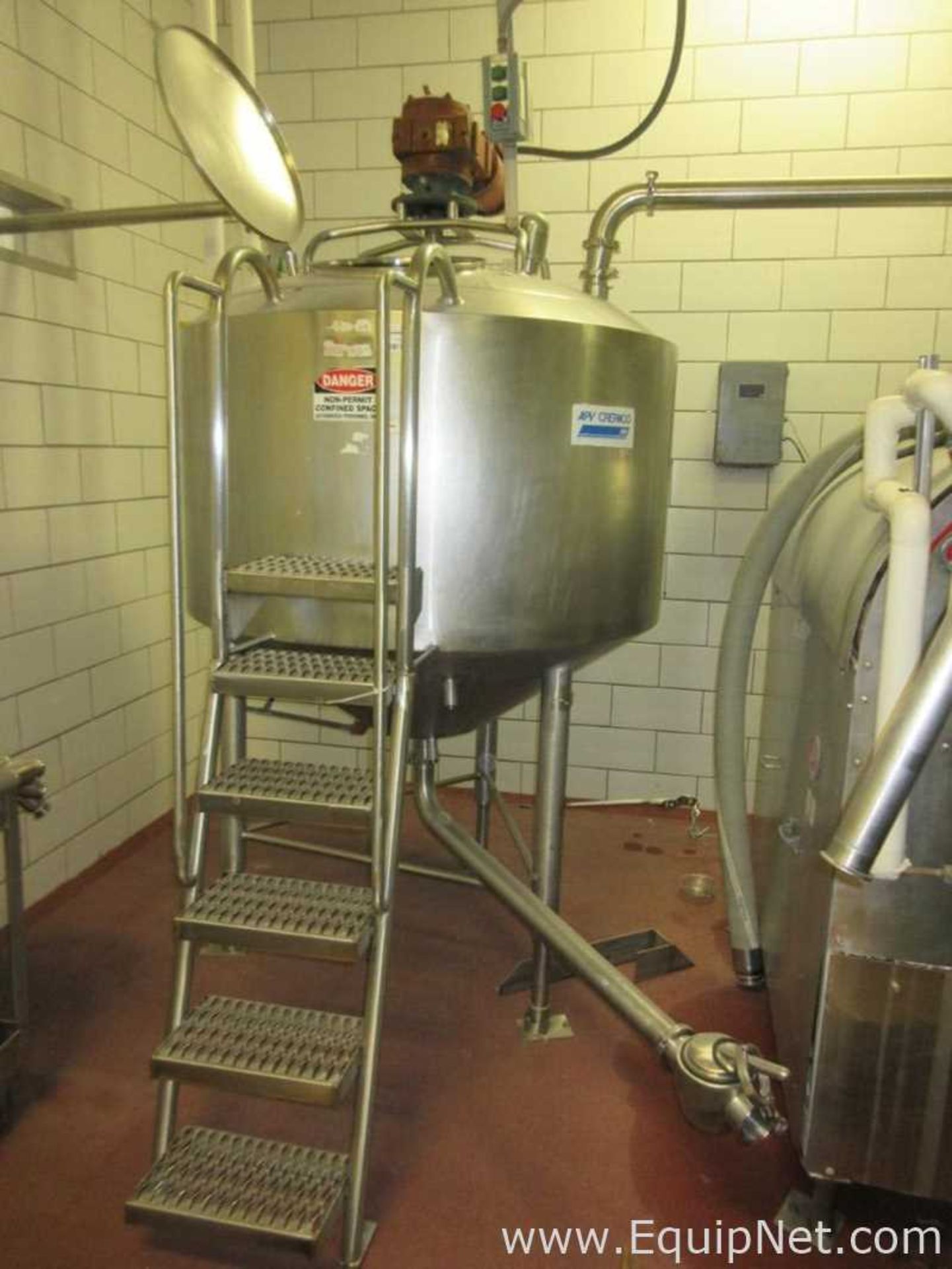 Stainless Steel APV Crepaco Mixer With Agitator - Image 2 of 11