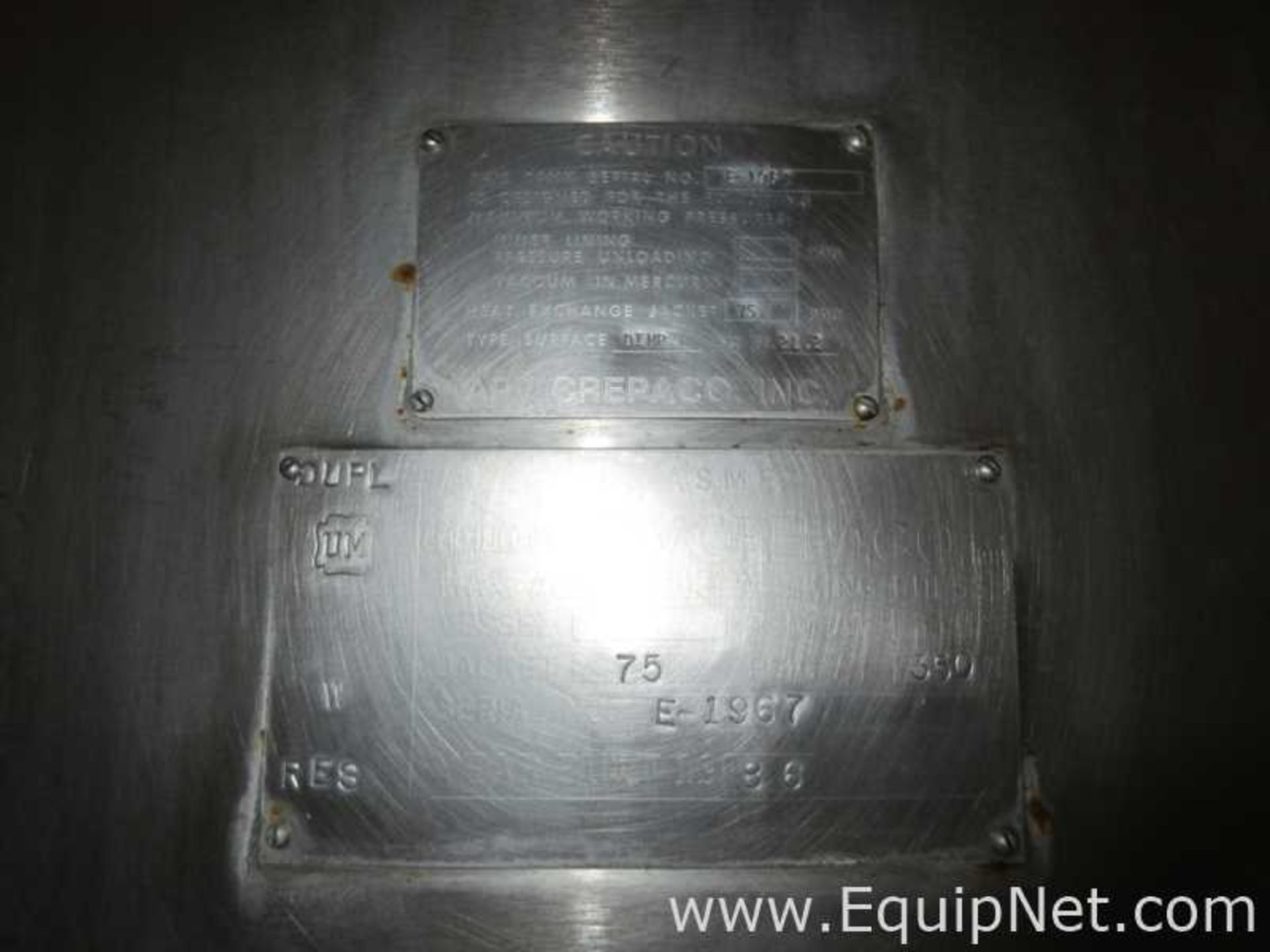 Stainless Steel APV Crepaco Mixer With Agitator - Image 10 of 11