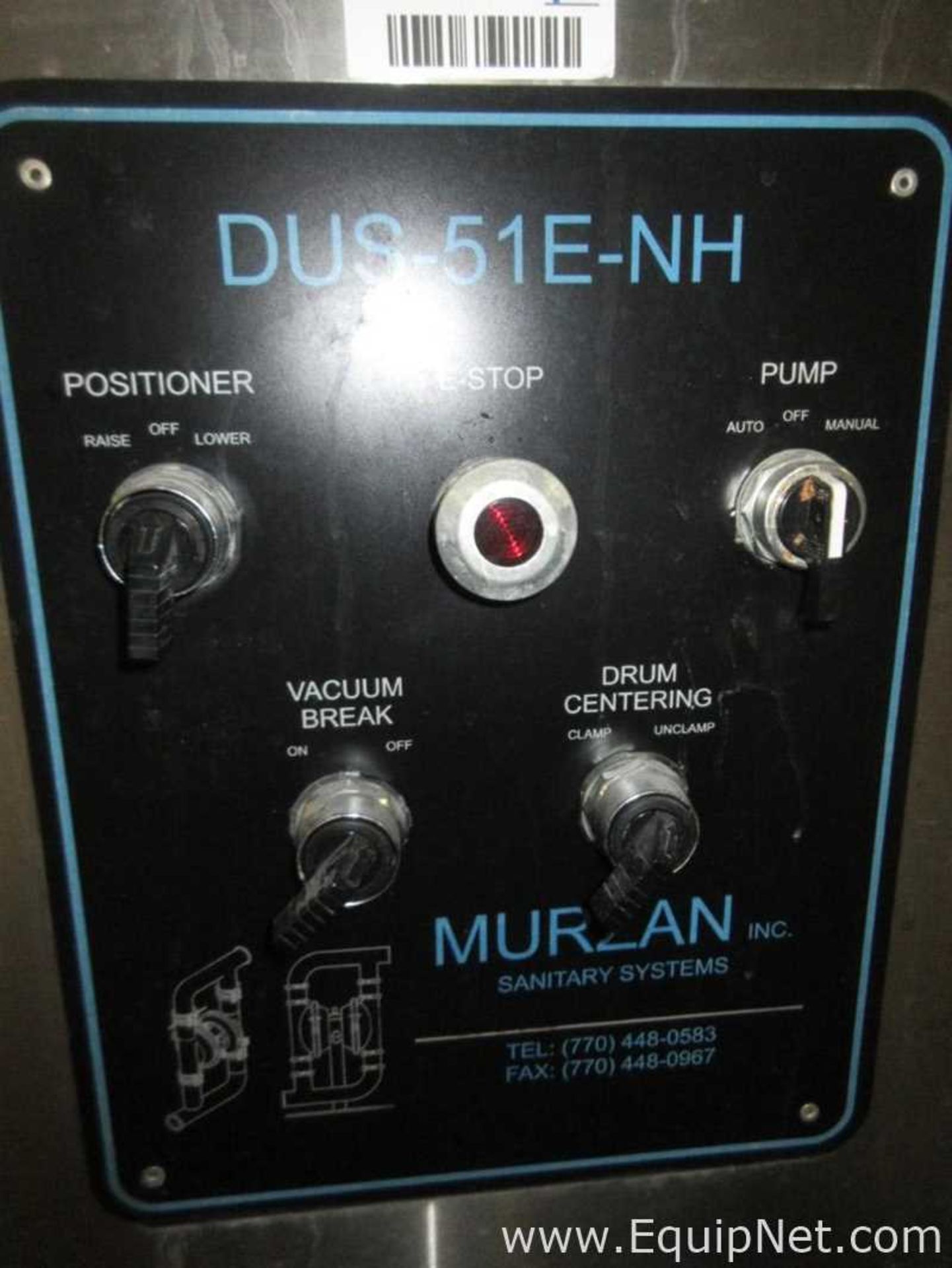 Murzan DUS 51E NH Drum Unloading System