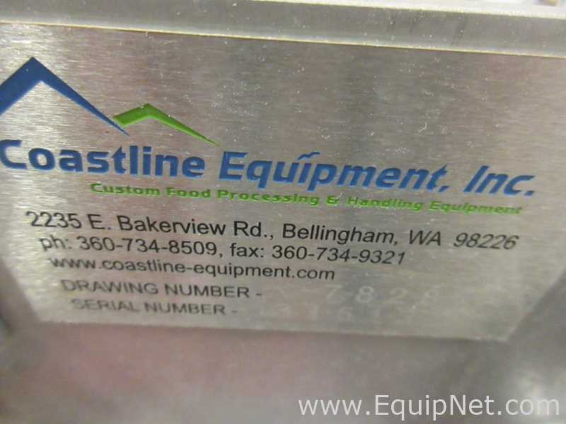 EQUIPNET LISTING #775995; REMOVAL COST: $515; DESCRIPTION: Curved stainless steel conveyor Coastline - Image 5 of 6